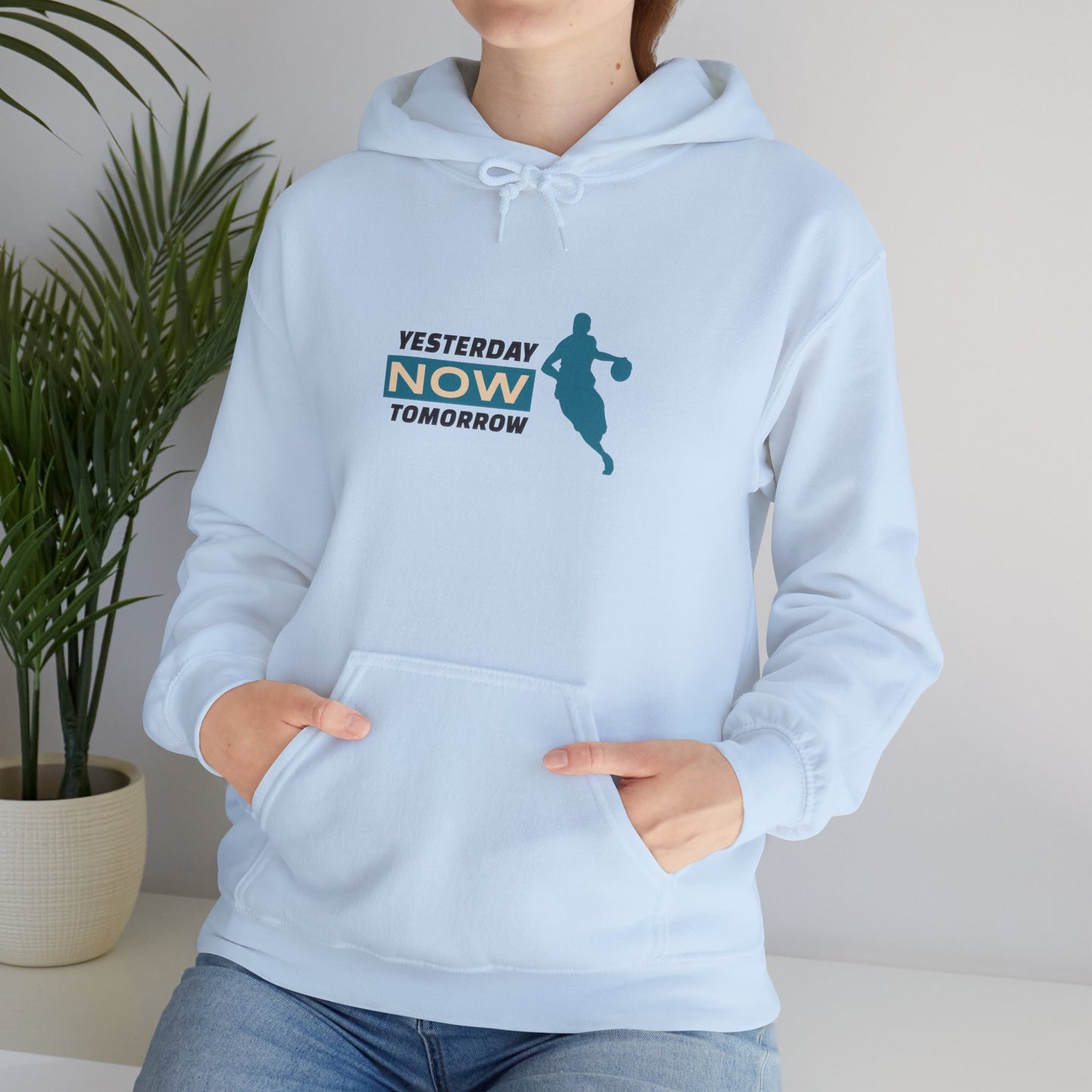 Yesterday Now Tomorrow Unisex Heavy Blend™ Hooded Sweatshirt