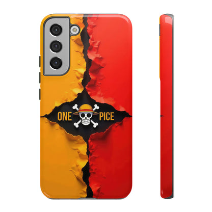 One Piece Samsung Tough Phone Case, Pirate Adventure Design