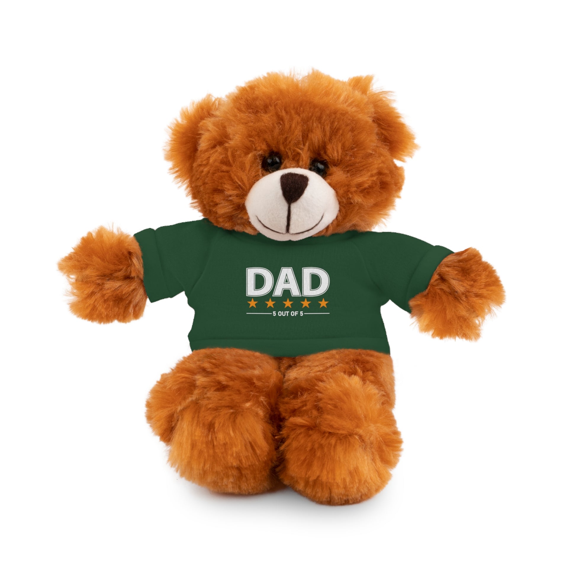 Stuffed Animal with T-Shirt, Gift for Dad