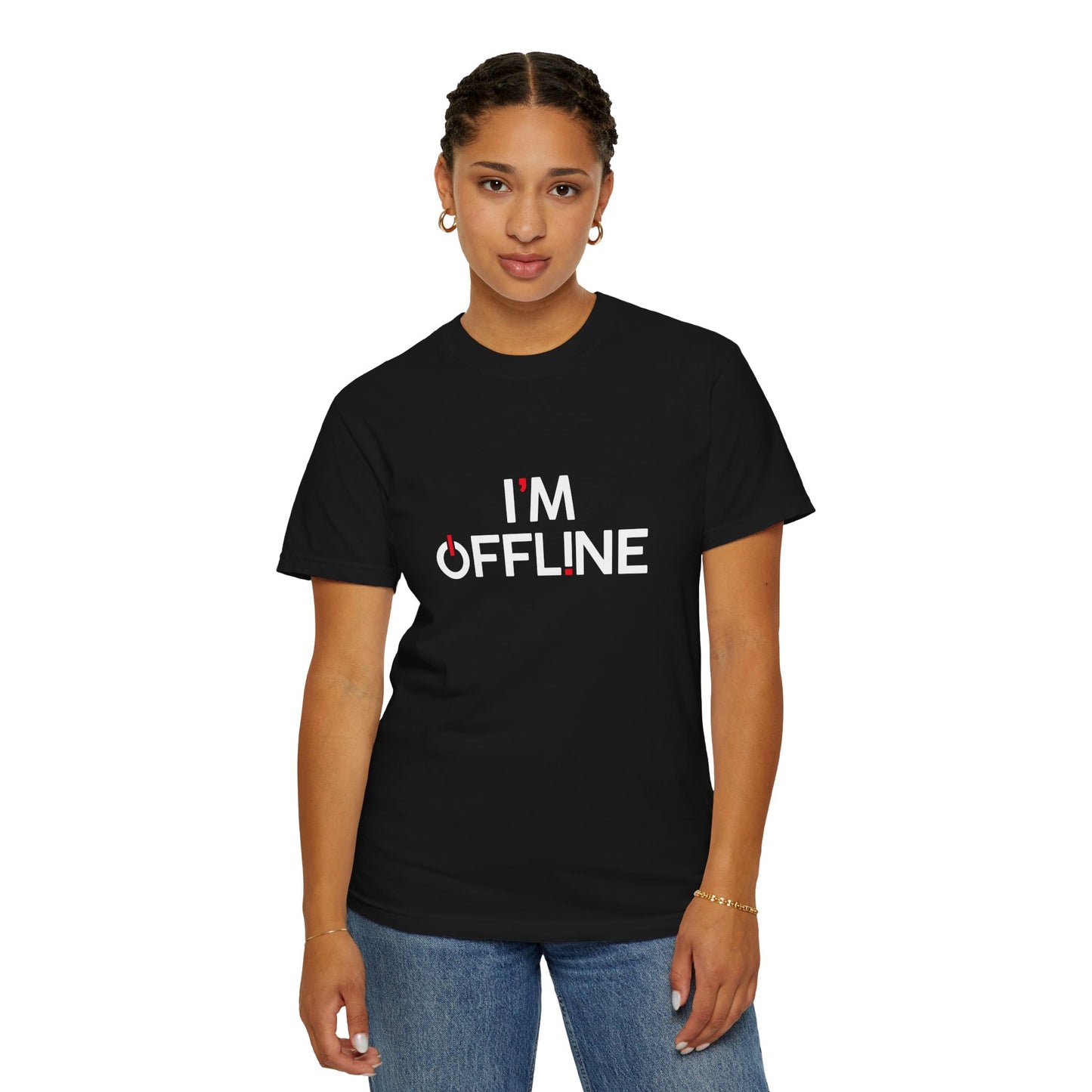 I'm Offline Statement Tee, Relaxed Graphic Shirt