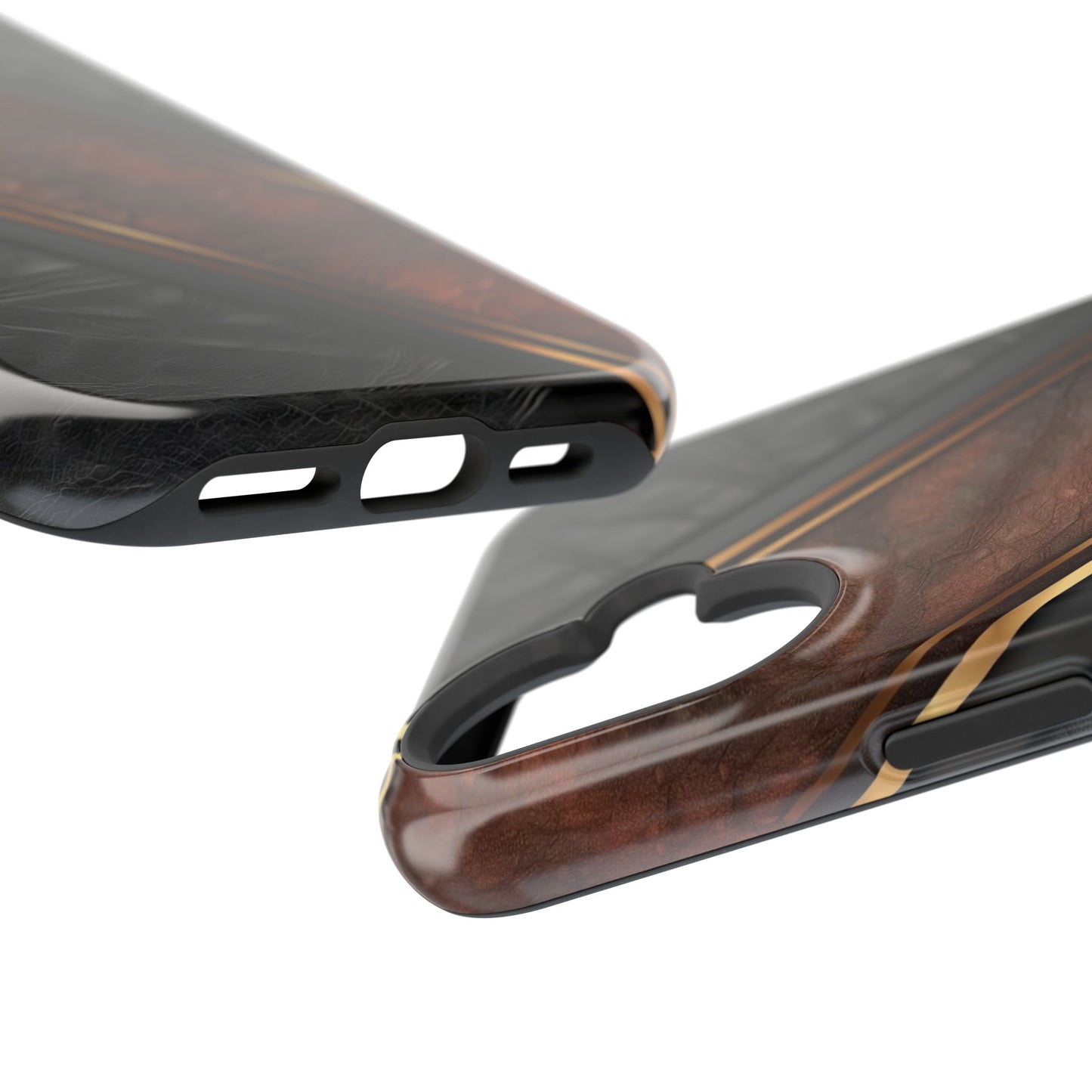 Stylish Leather Texture Magnetic Tough Cases