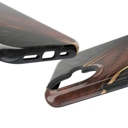 Stylish Leather Texture Magnetic Tough Cases