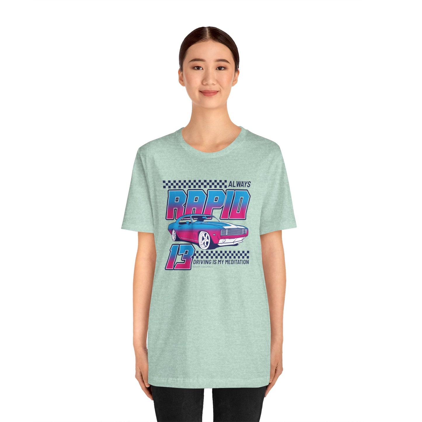 Always Rapid Driving Is My Meditation Unisex Jersey Short Sleeve Tee