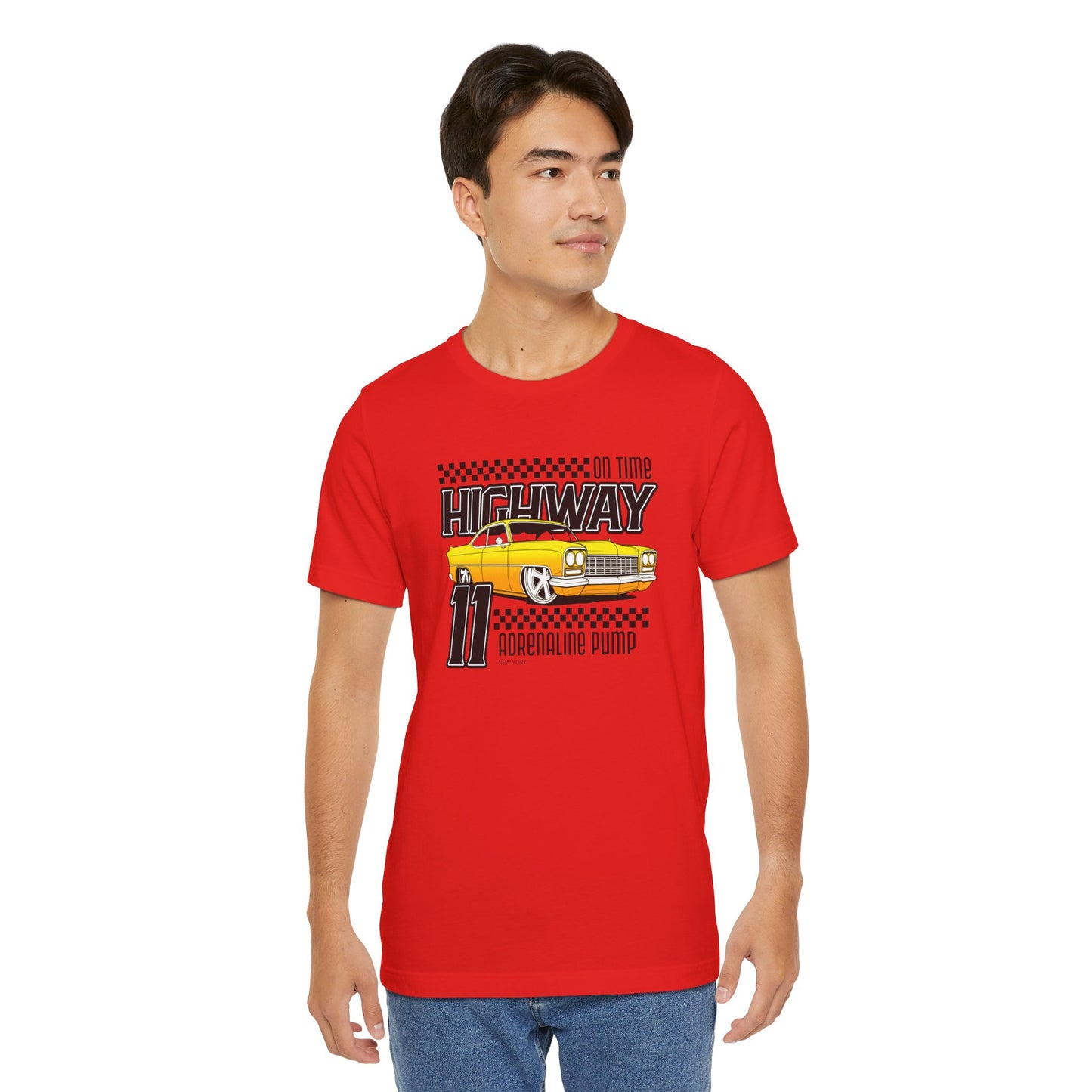 On Time Highway Adrenaline Pump Unisex Jersey Short Sleeve Tee