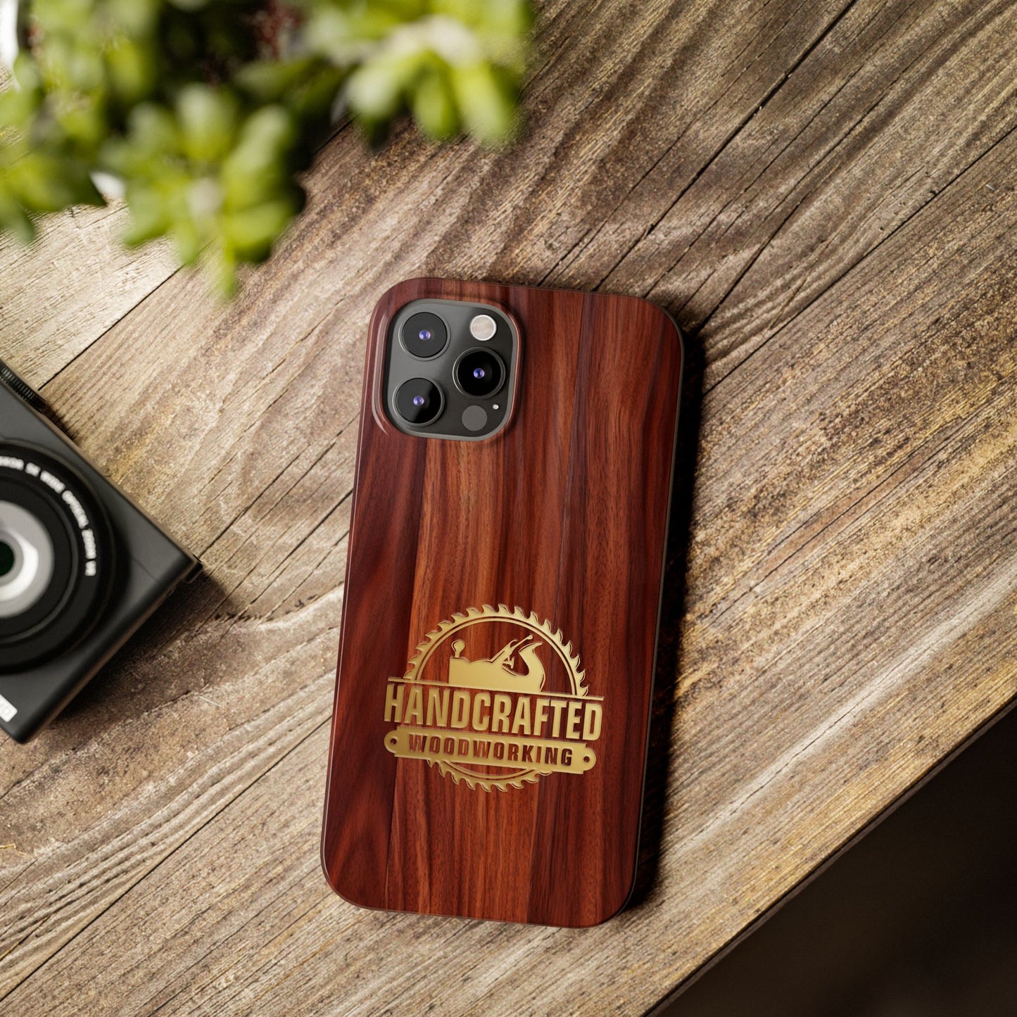Woodworking Logo Slim Cases, iPhone