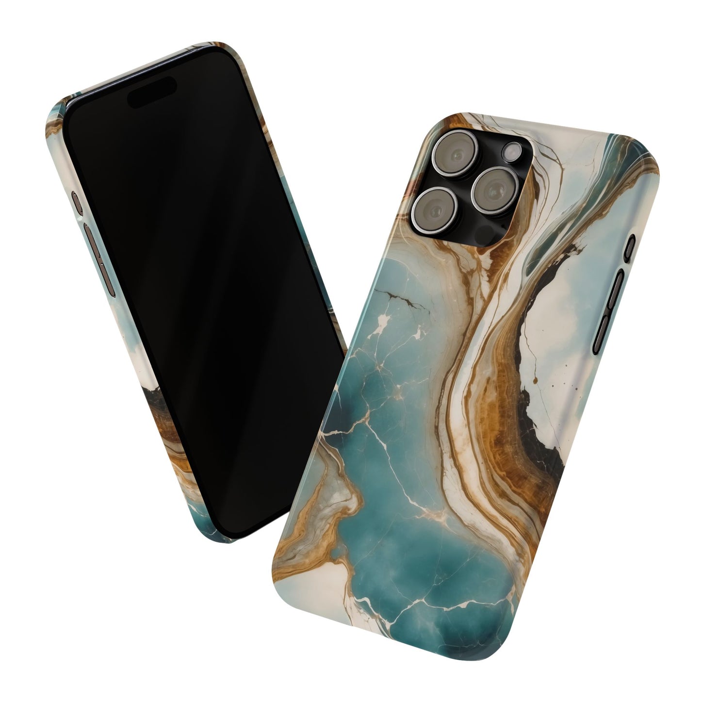 Marble Slim Phone Case, Stylish Protective Cover