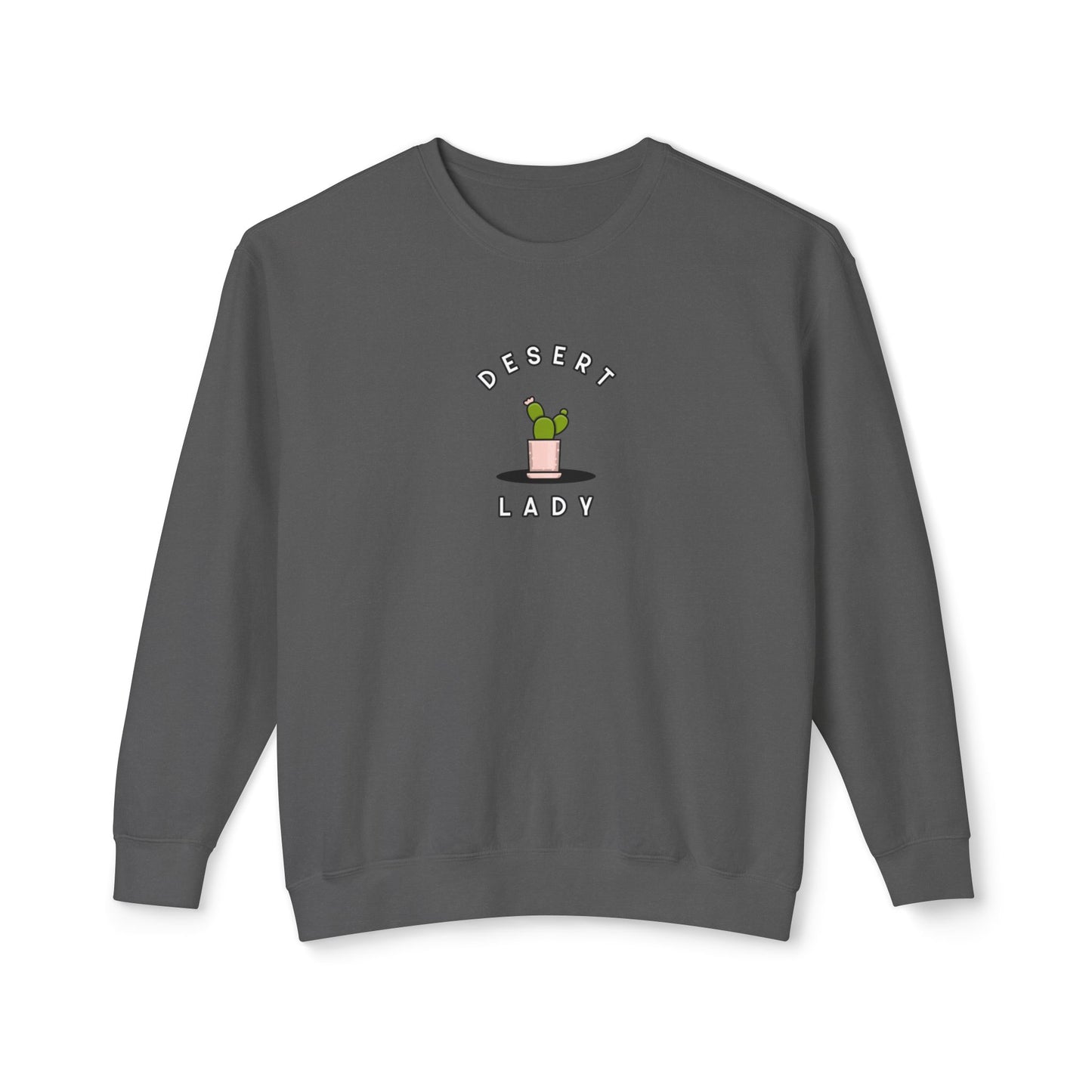 Desert Lady Unisex Lightweight Crewneck Sweatshirt
