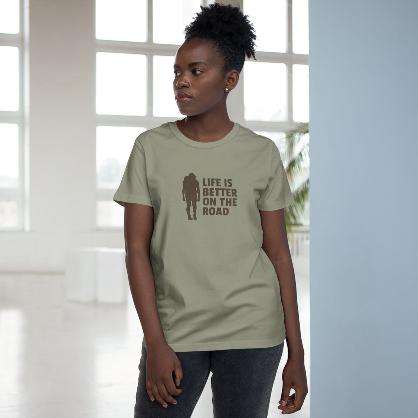 Life Is Better On The Road Women’s Maple Tee