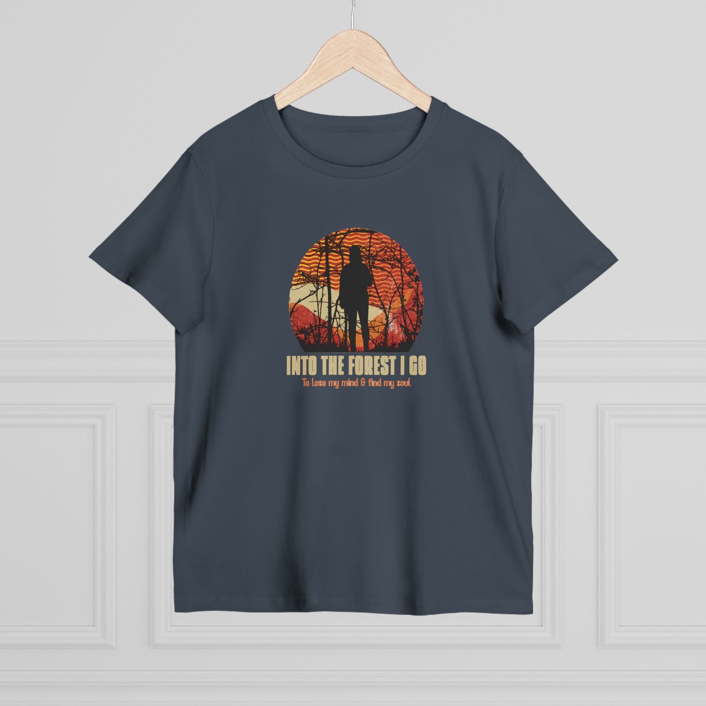 Into The Forest I Go Women’s Maple Tee