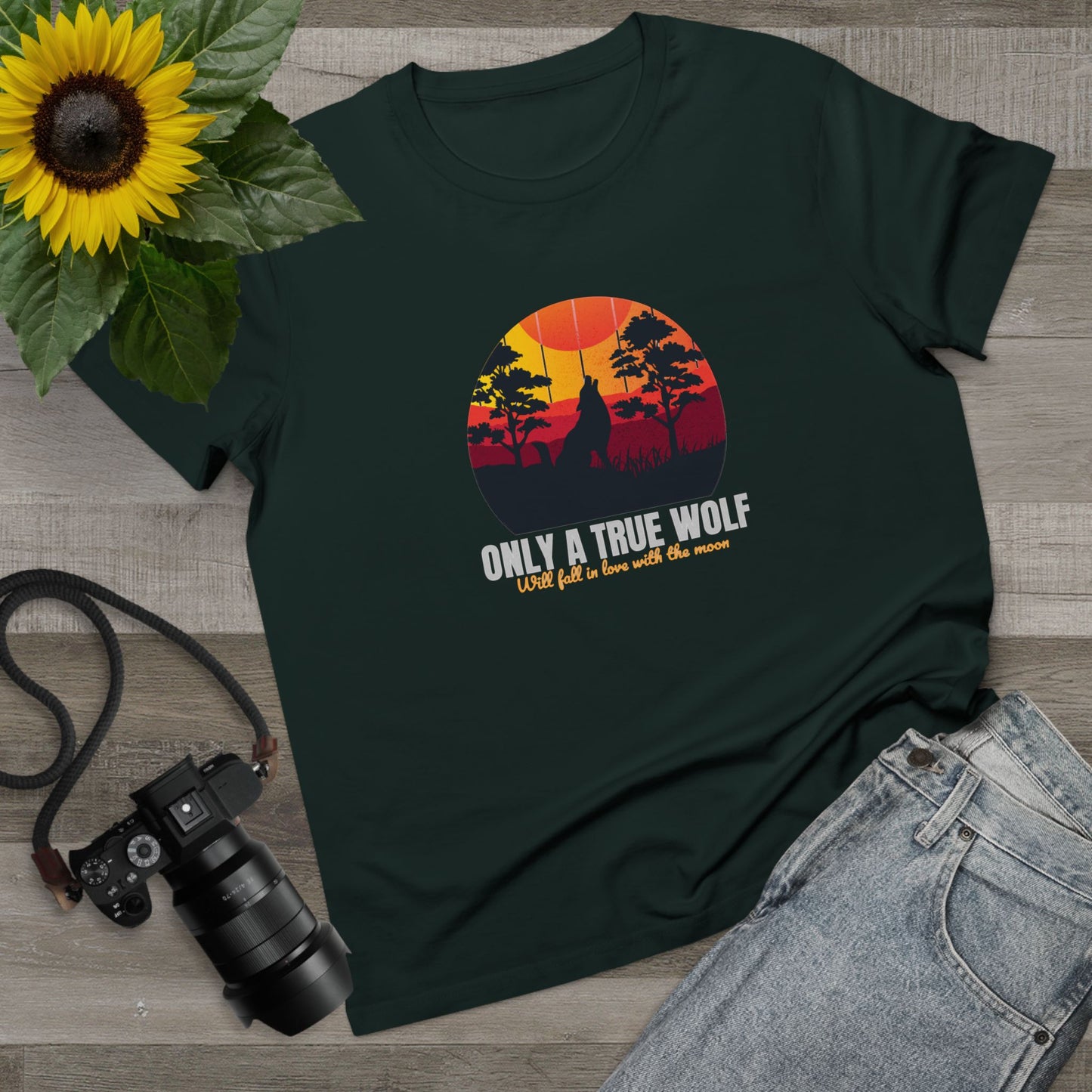 Only A True Wolf Women’s Maple Tee