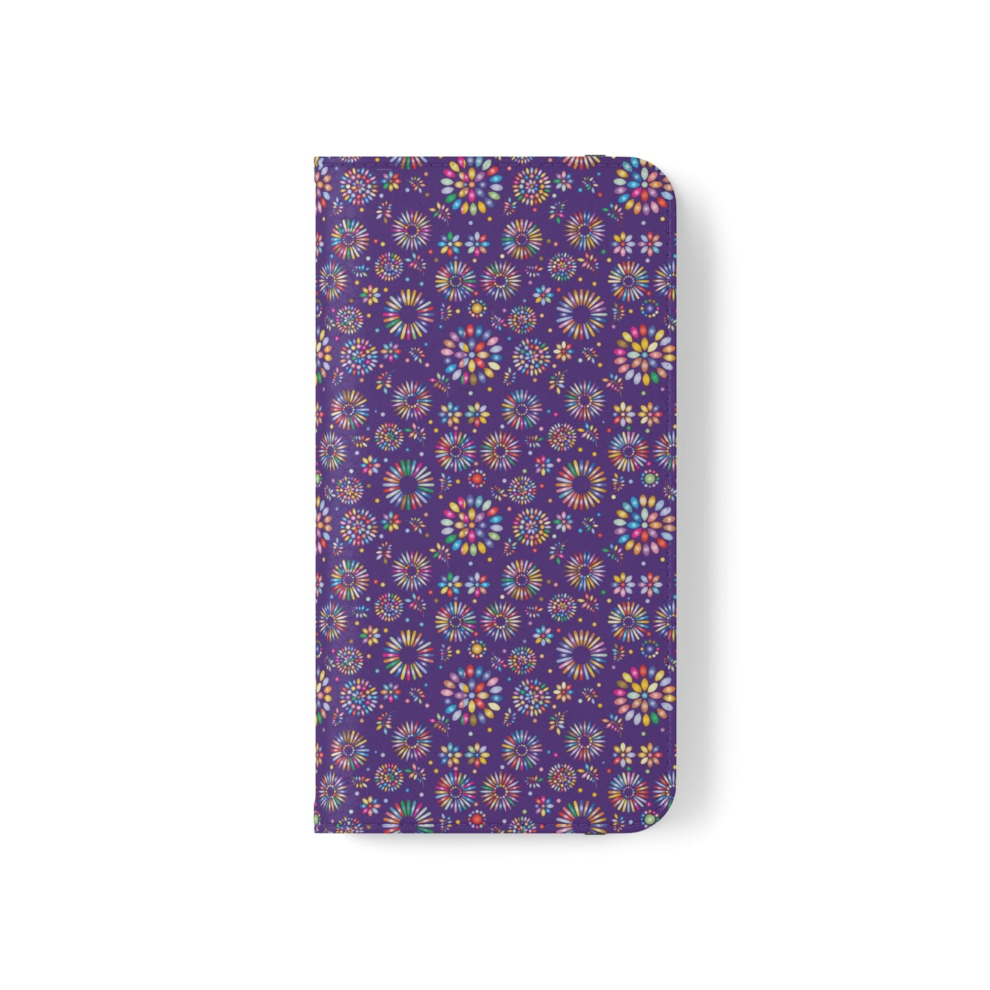 Vibrant Vibes Flip Cases / Purple