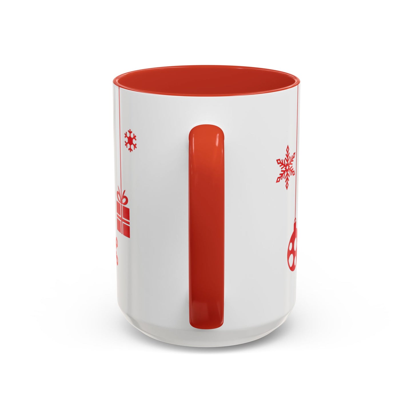 Merry Christmas Accent Coffee Mug (11, 15oz)