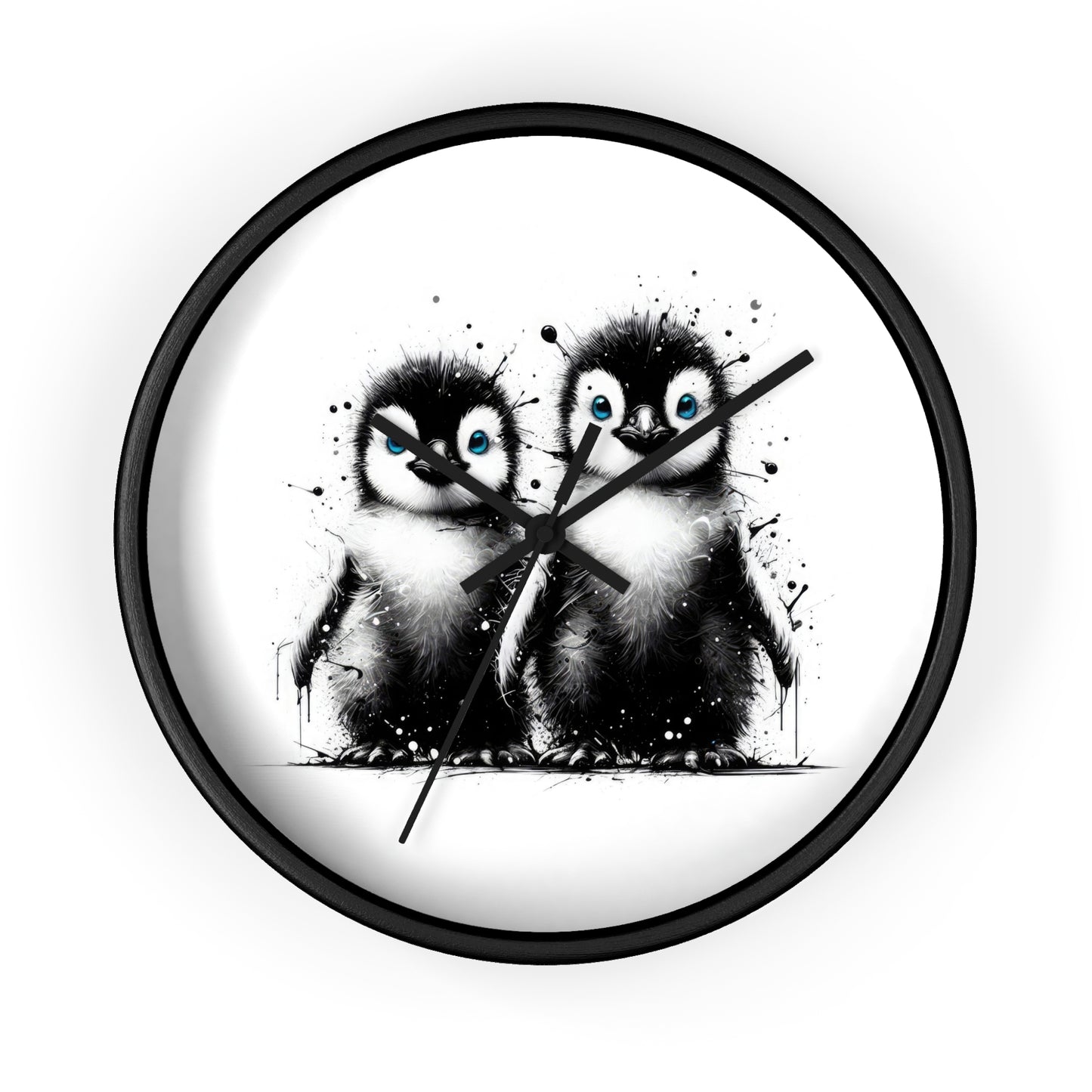 Abstract Art Wall Clock 10" – Modern Artistic Timepiece