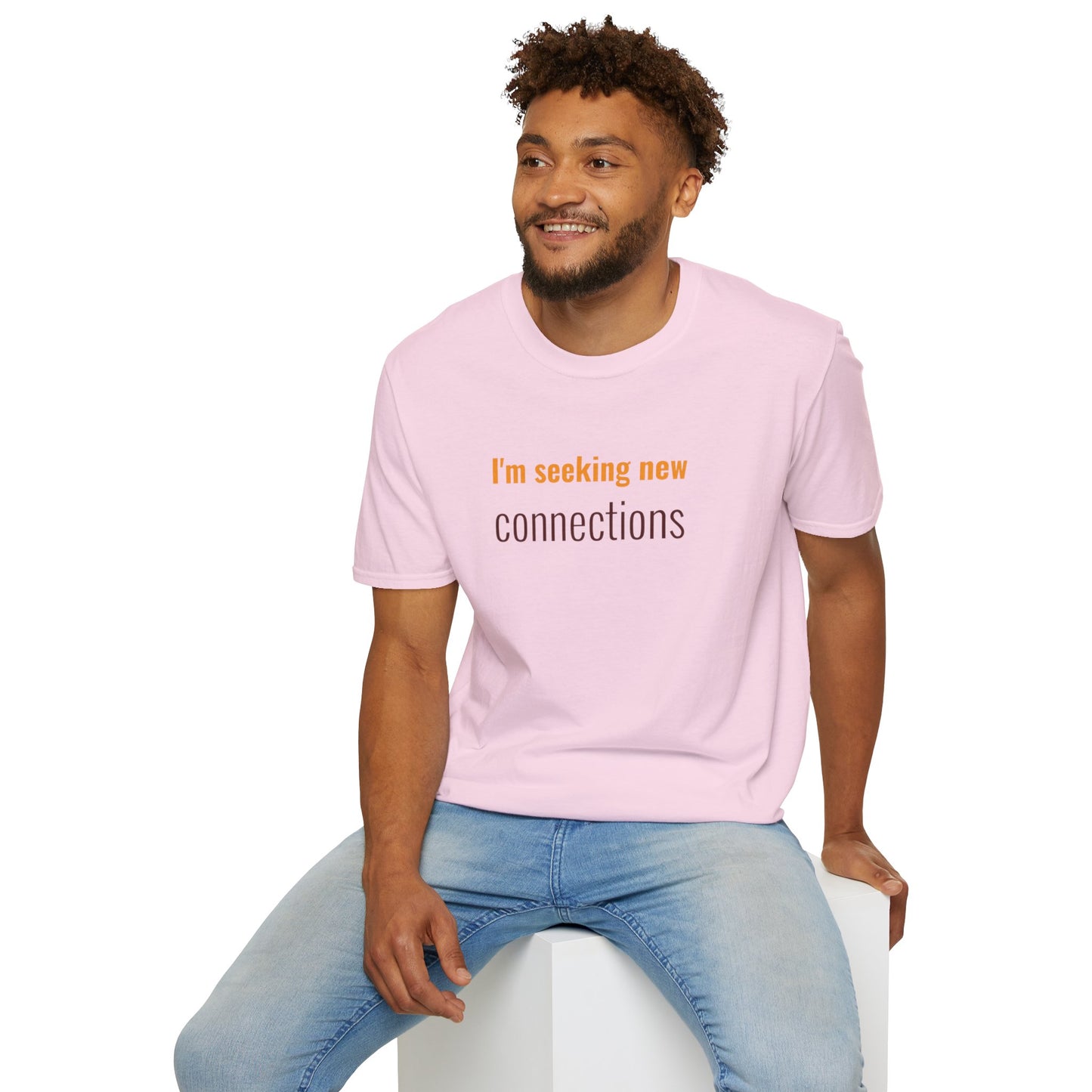 I'm Seeking New Connection Unisex Softstyle T-Shirt