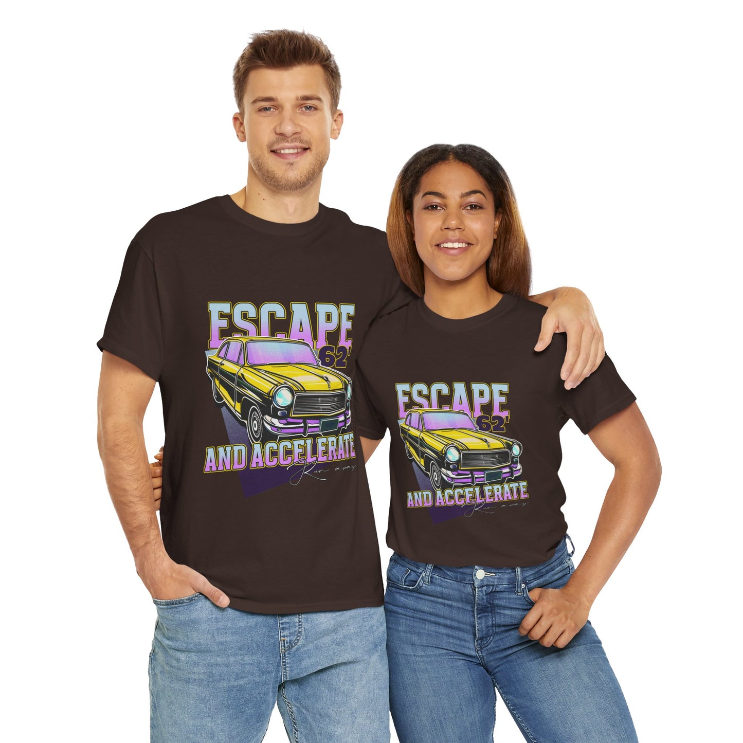 Camiseta de manga corta unisex Escape And Accelerate 