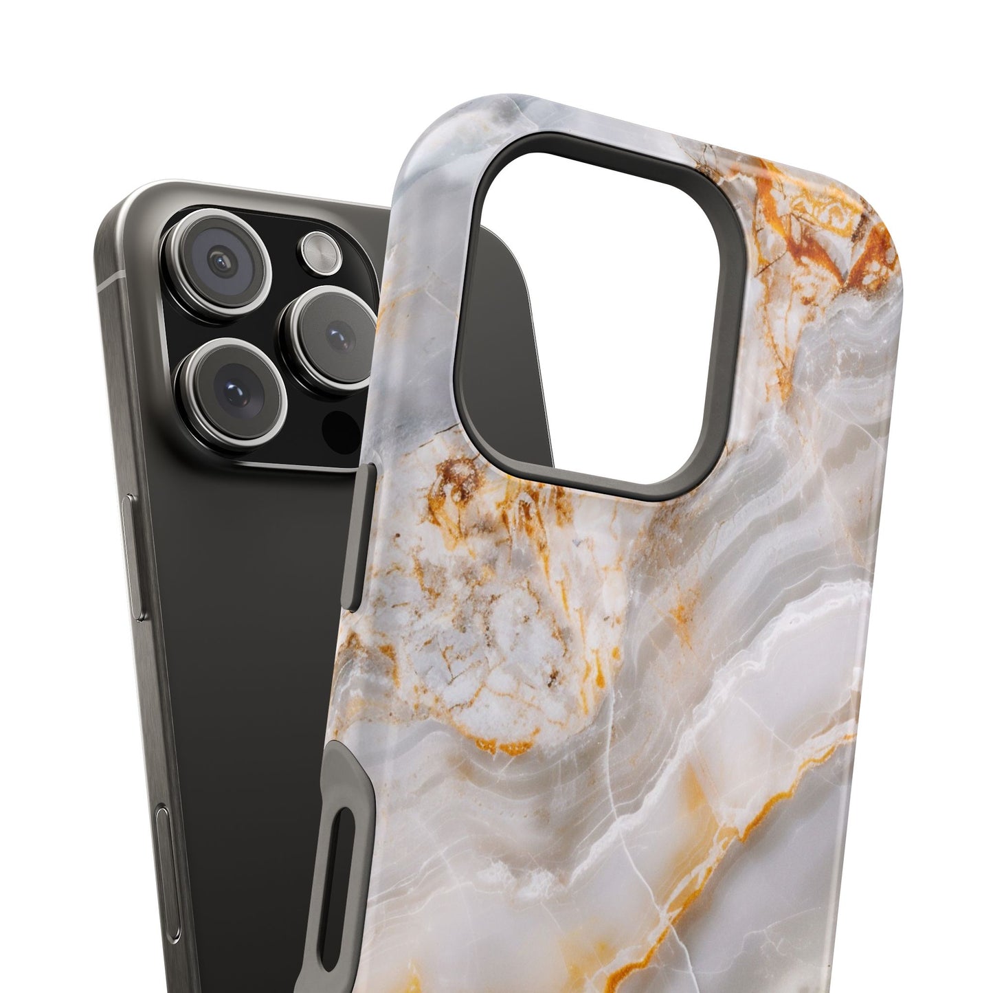 Pure Elegance Marble Magnetic iPhone Case, Stylish & Trendy Accessories