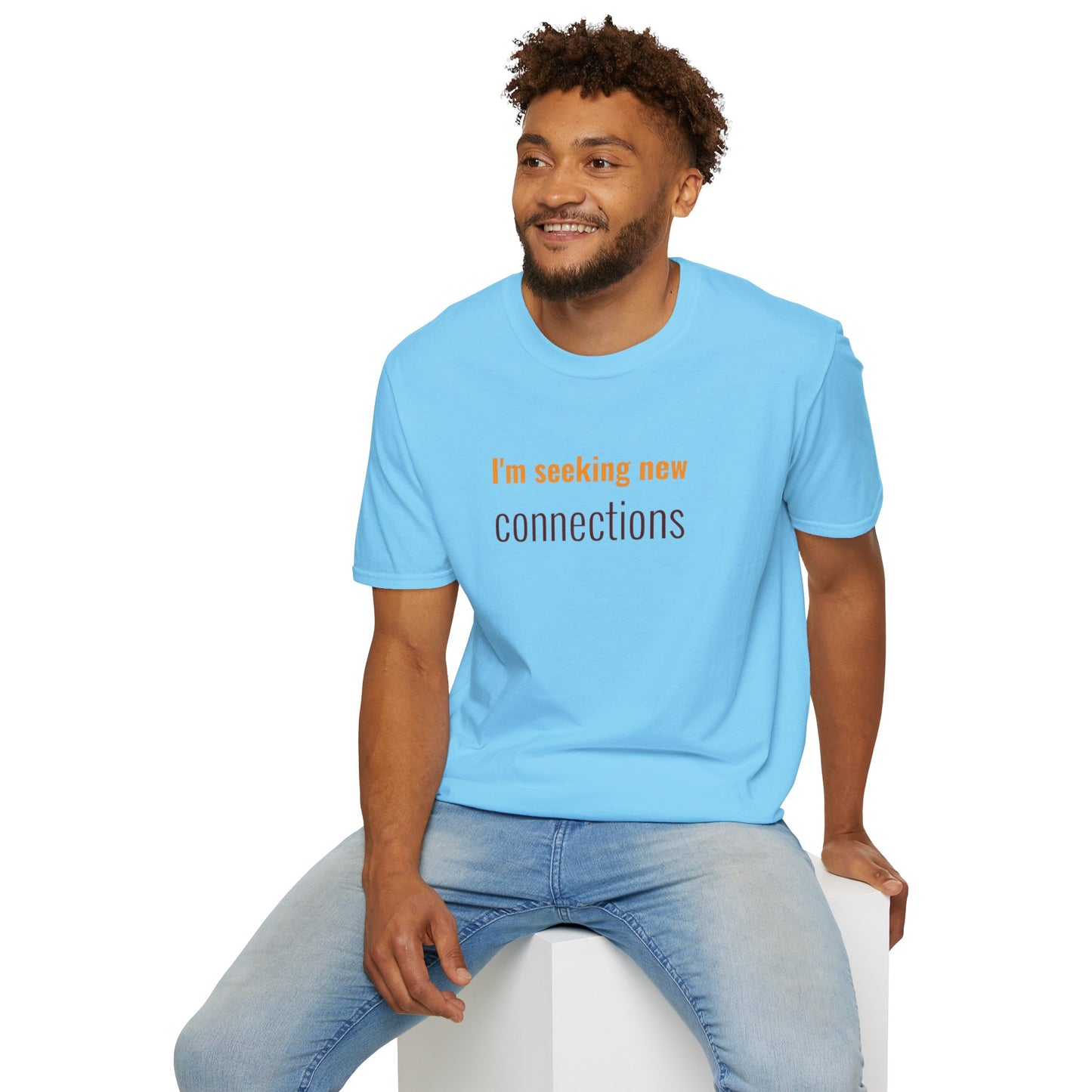 I'm Seeking New Connection Unisex Softstyle T-Shirt