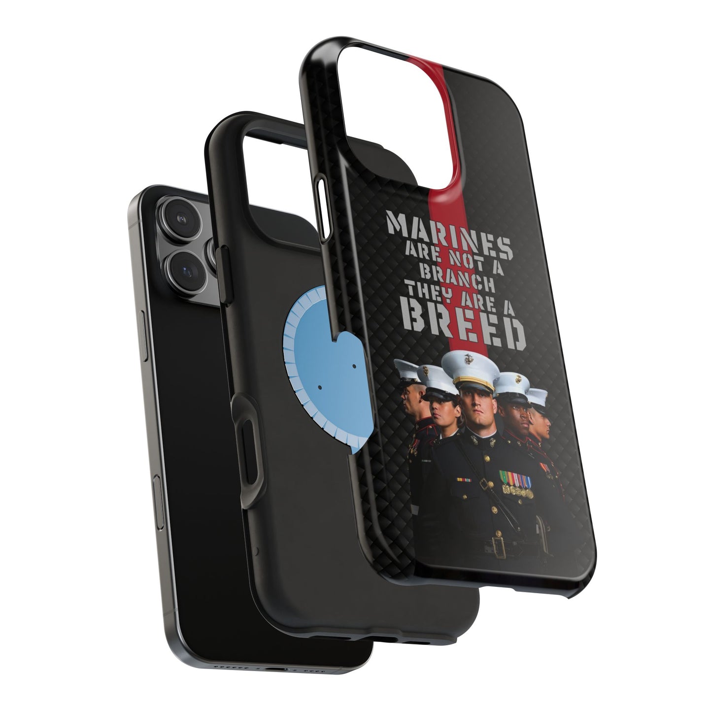 Marines Magnetic Tough Case - "Not a Branch, a Breed" Military iPhone Cover