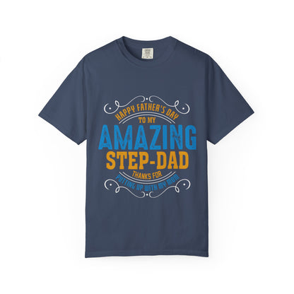Father's Day Gift T-Shirt for Amazing Step-Dad