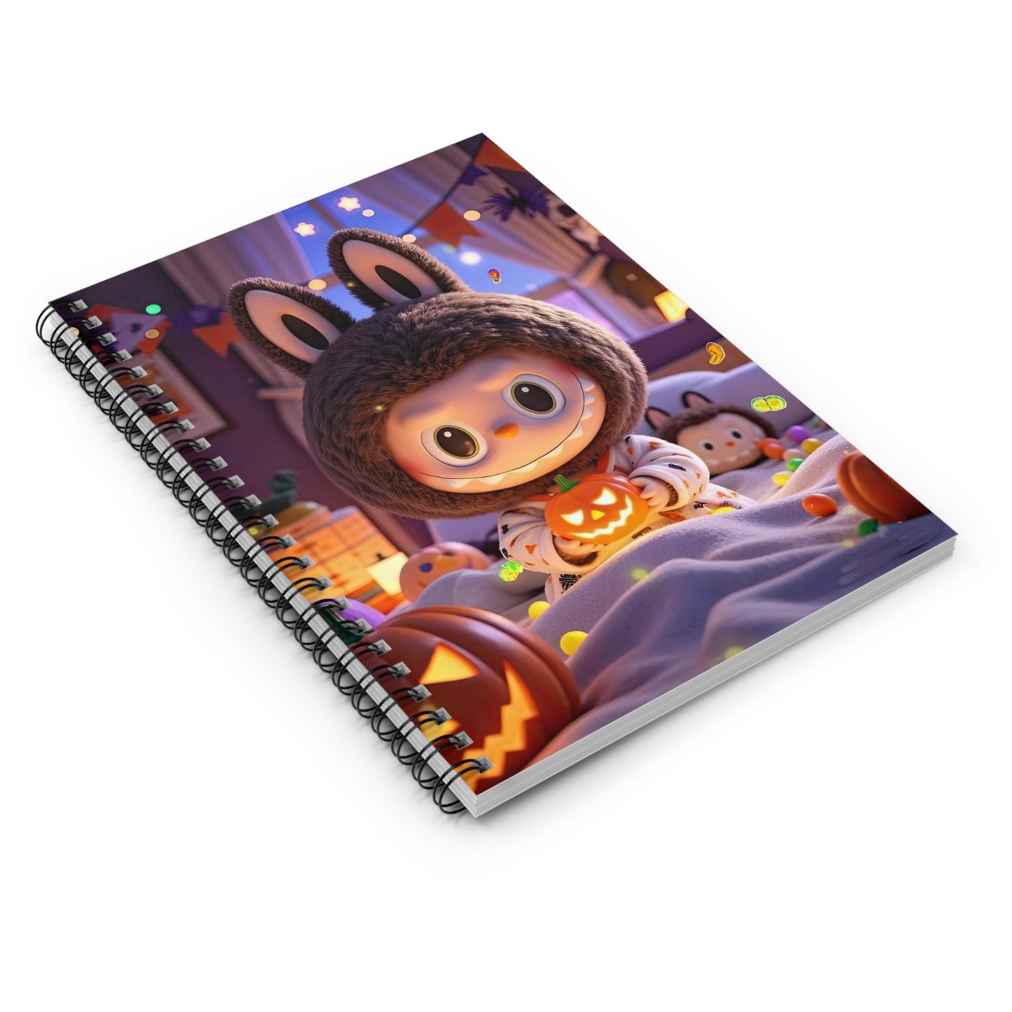 The Monsters Halloween Spiral Notebook 6” x 8” – Chestnut Cocoa