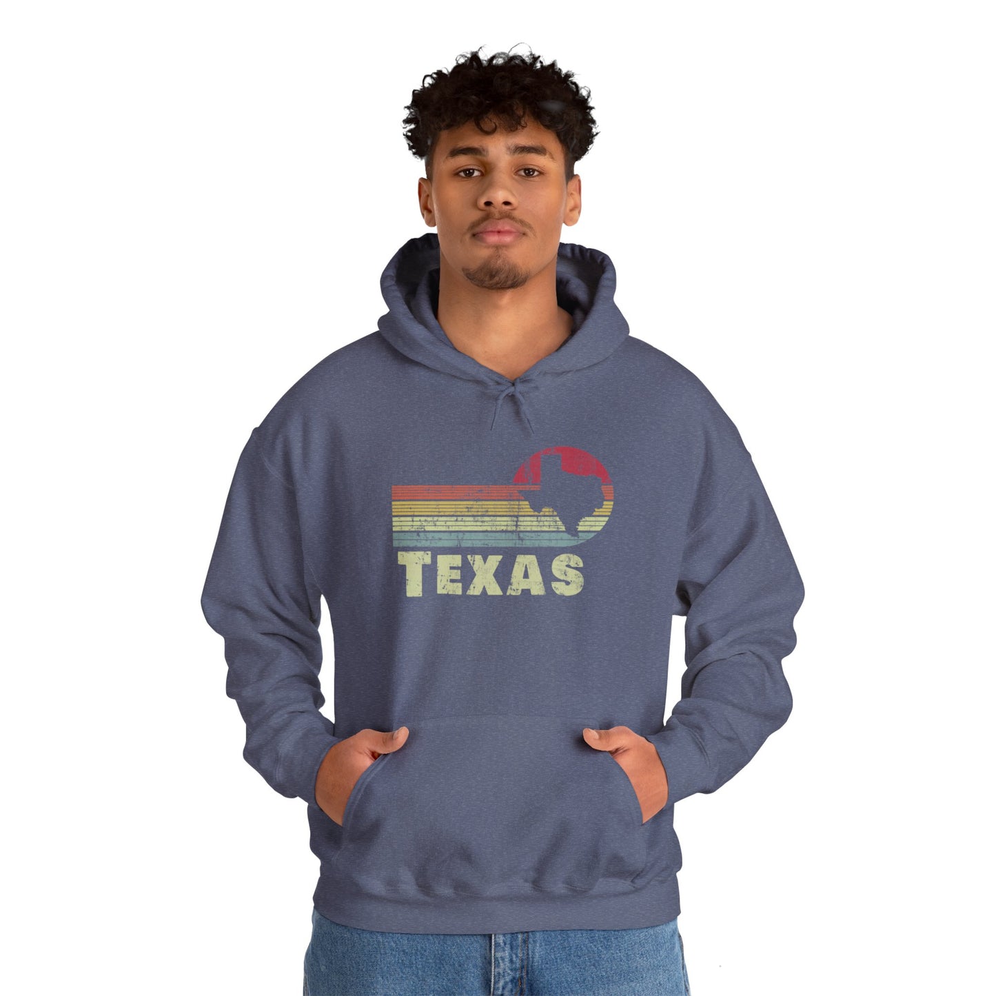 Texas Unisex Heavy Blend™ Hooded Sweatshirt