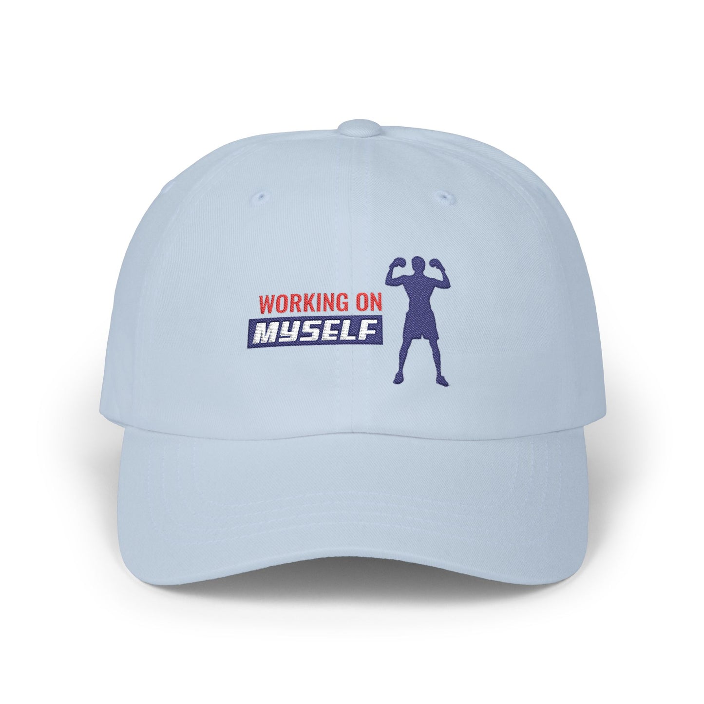 Working On Myself Classic Dad Cap / embroidered