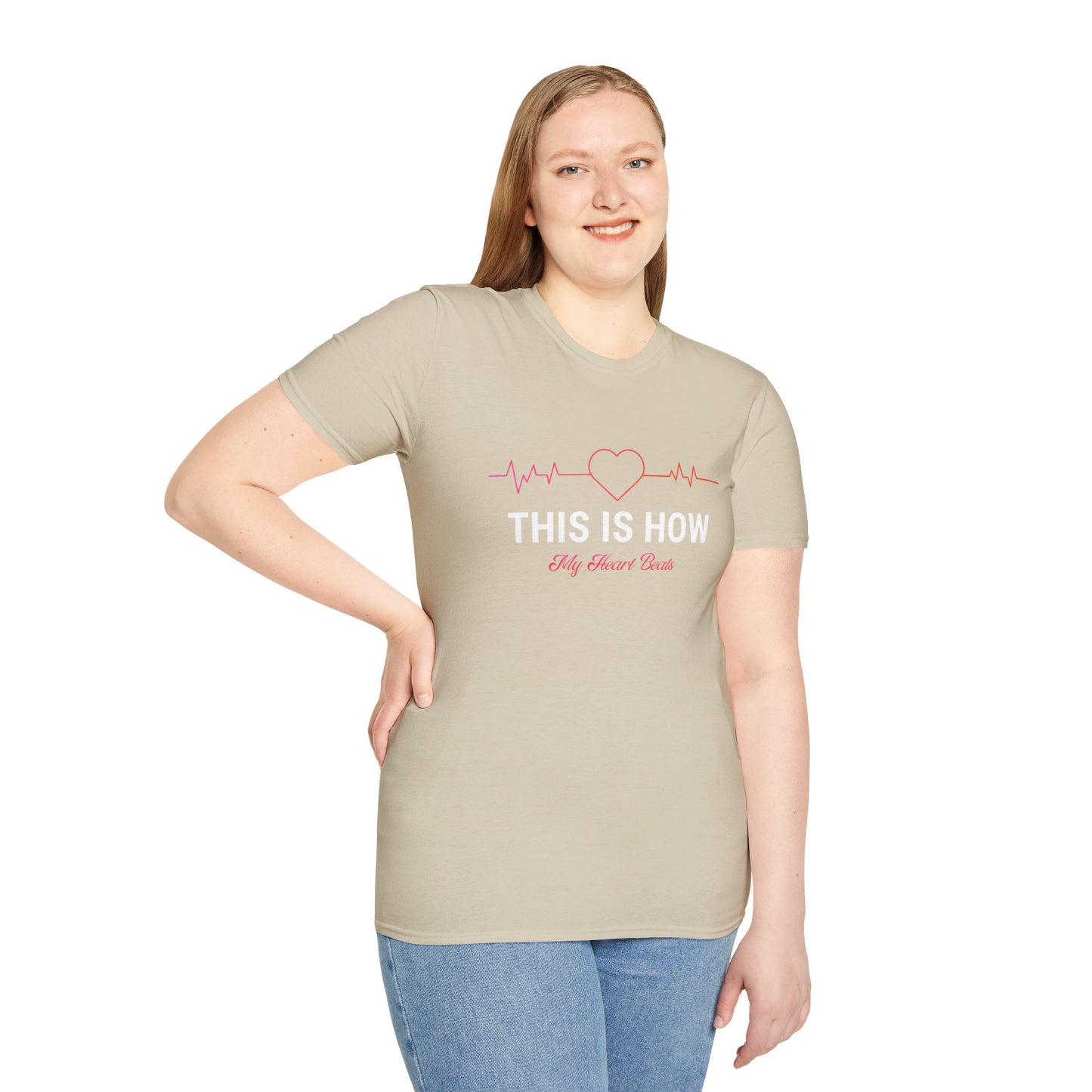 This Is How My Heart Beats Unisex Softstyle T-Shirt