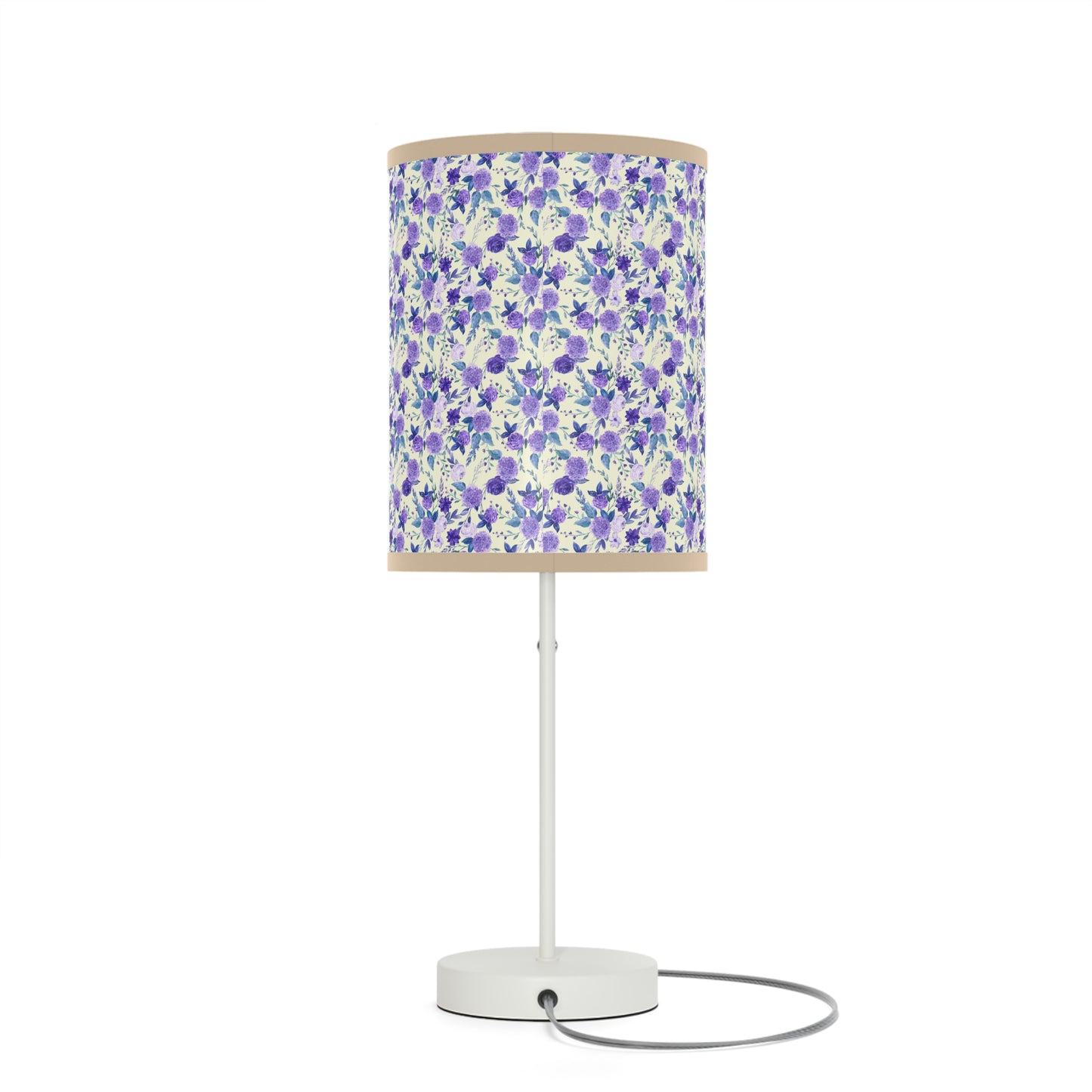 Violet Lamp on a Stand, US|CA plug / White