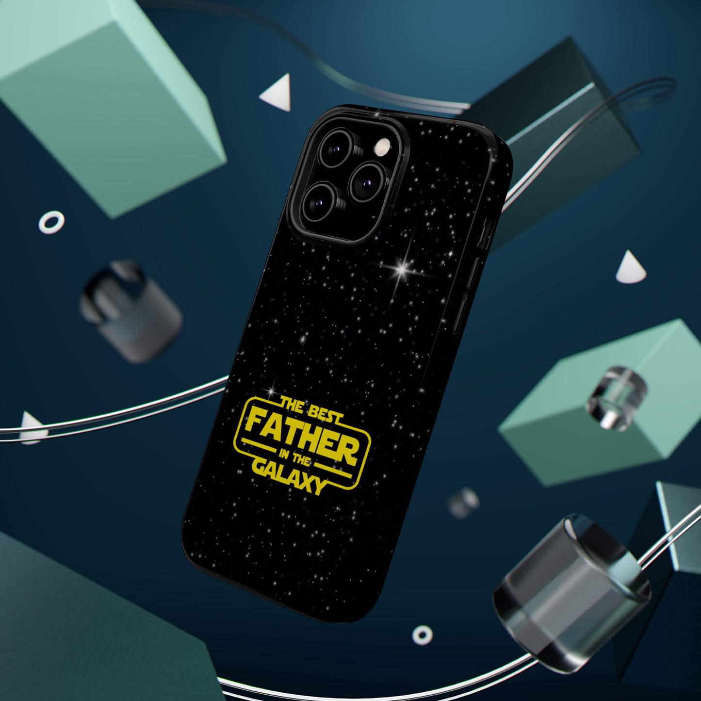 Galaxy-Themed iPhone Magnetic Case - Perfect Gift for the Best Father