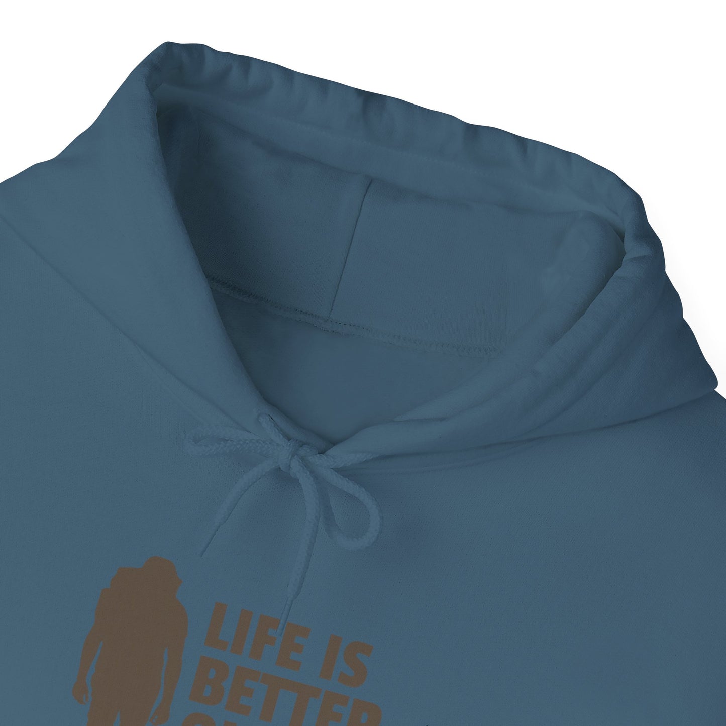 Life Is Better On The Road Unisex Heavy Blend™ Hooded Sweatshirt