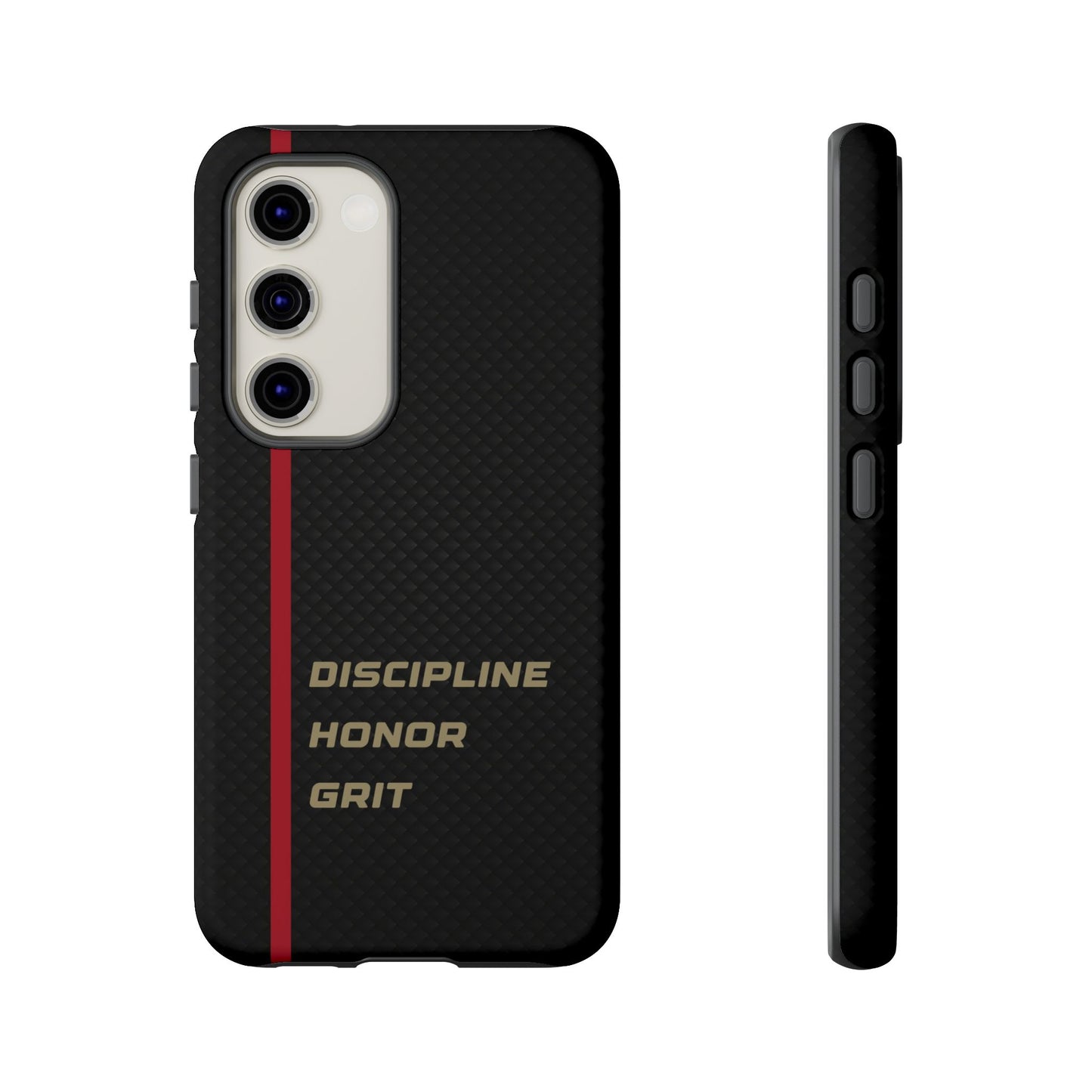 Discipline, Honor, Grit Impact-Resistant Phone Case