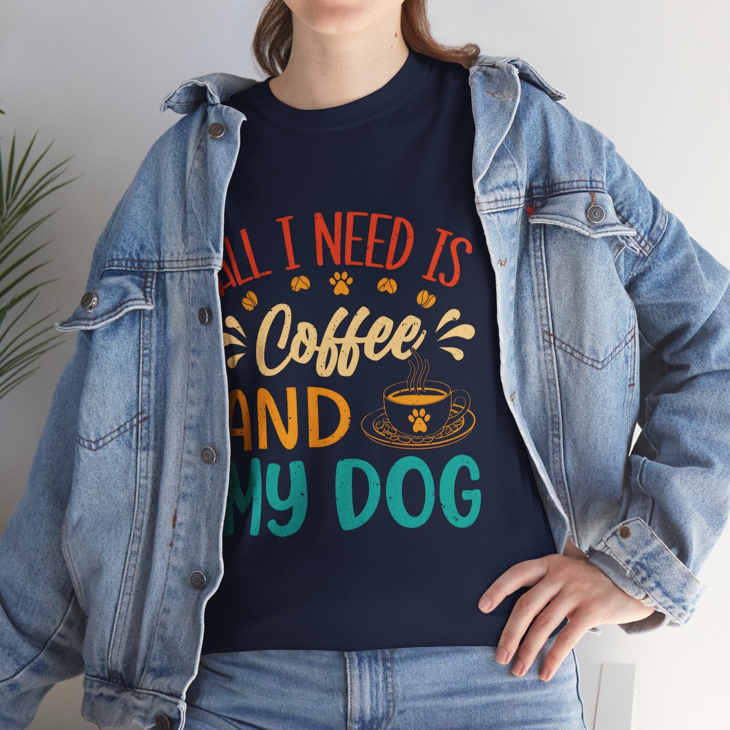 Coffee and Dog Lover Unisex Tee - Perfect Gift for Pet Owners
