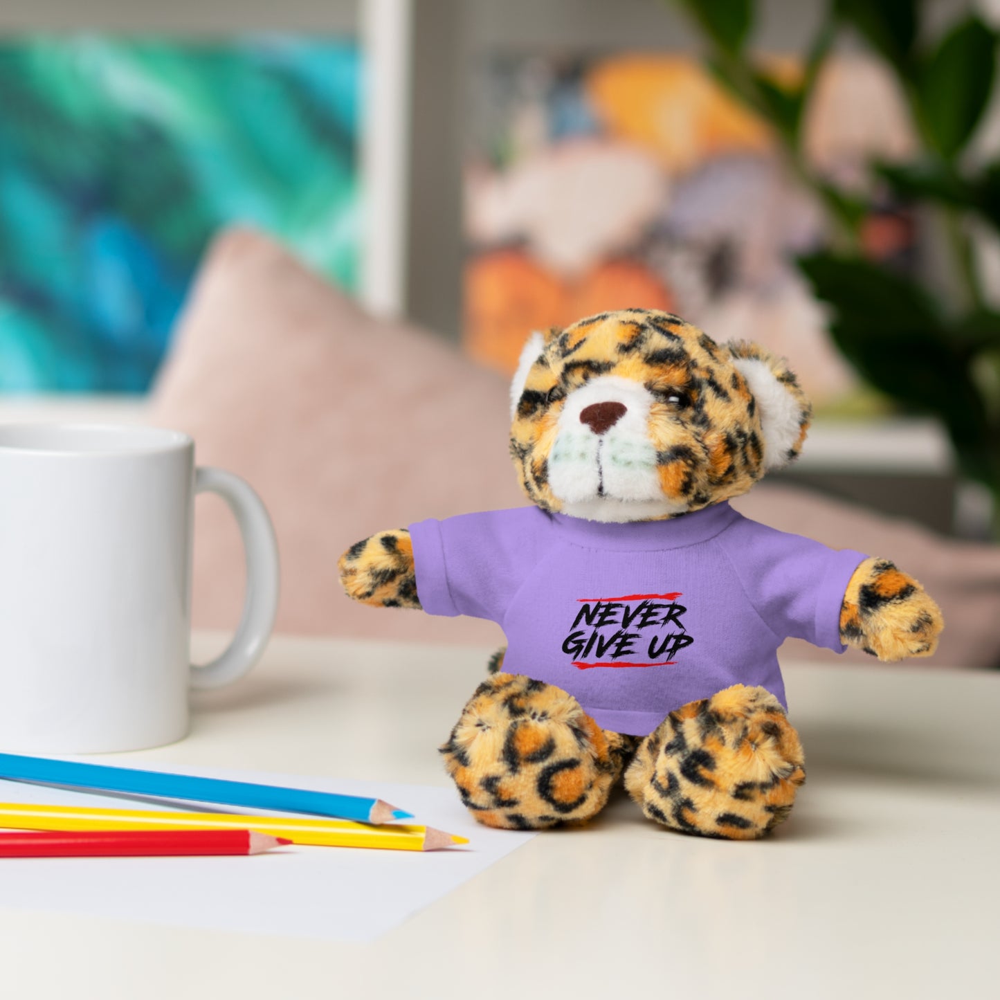 Motivation Stuffed Animal, Plush Inspirational Gift