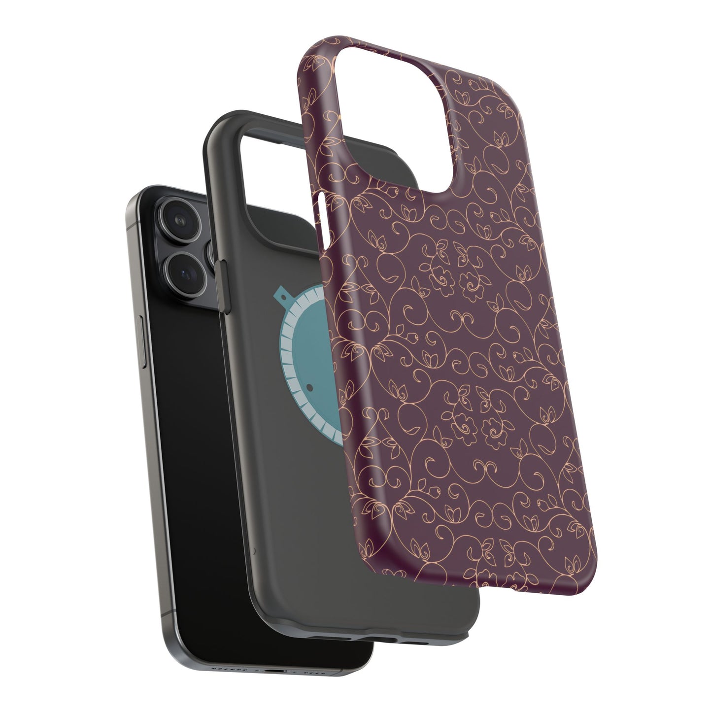 Luxury Serial Magnetic Phone Case, Royal