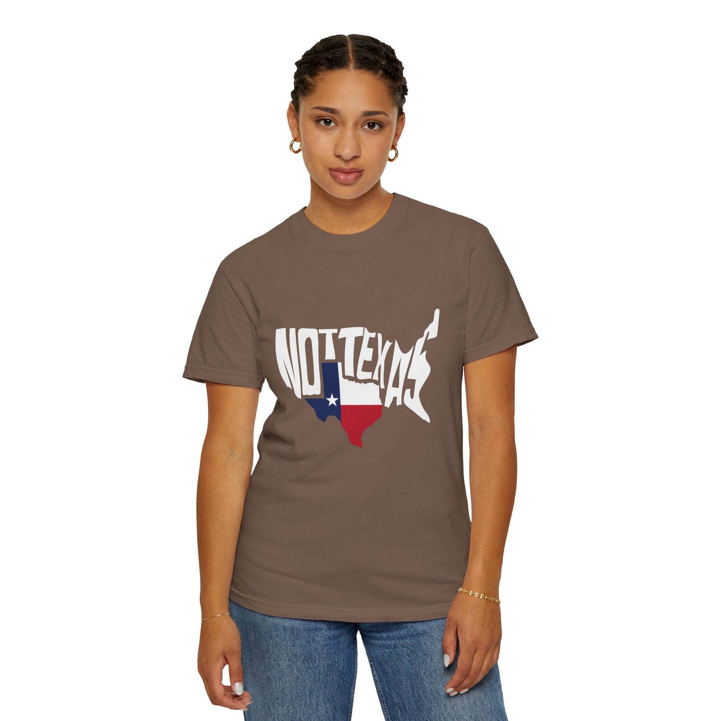 Unisex Garment-Dyed T-Shirt - Texas Graphic Tee - Fun Casual Wear for Texas Lovers