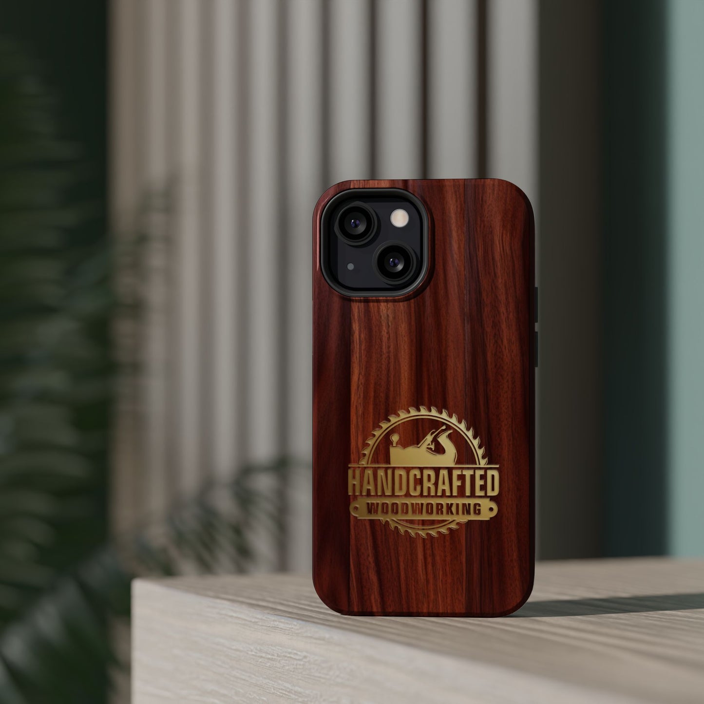 Woodworking Logo Magnetic iPhone Case