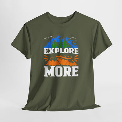 Explore More Adventure Tee - Unisex Heavy Cotton T-Shirt