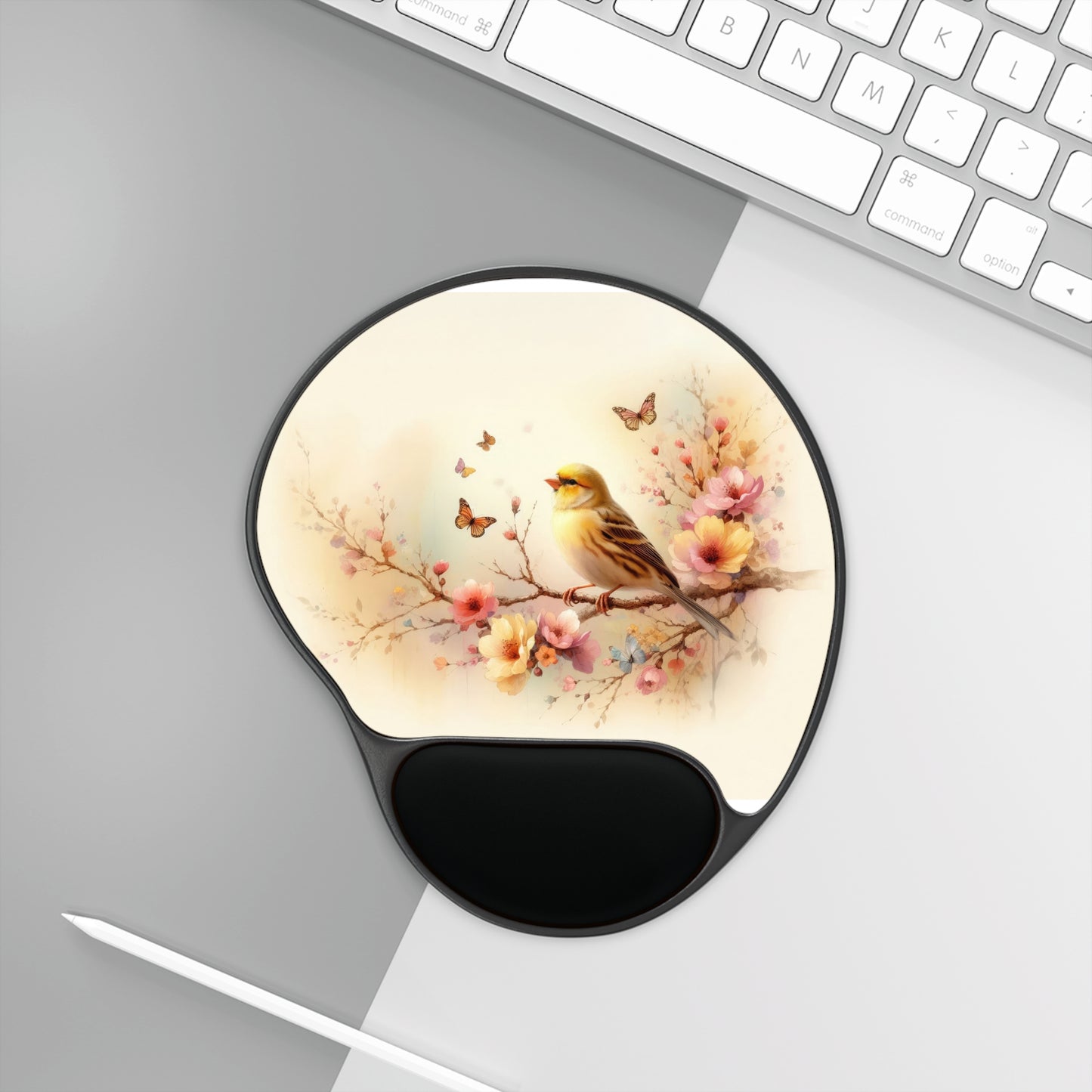 Blooming Melody Ergonomic Mouse Pad