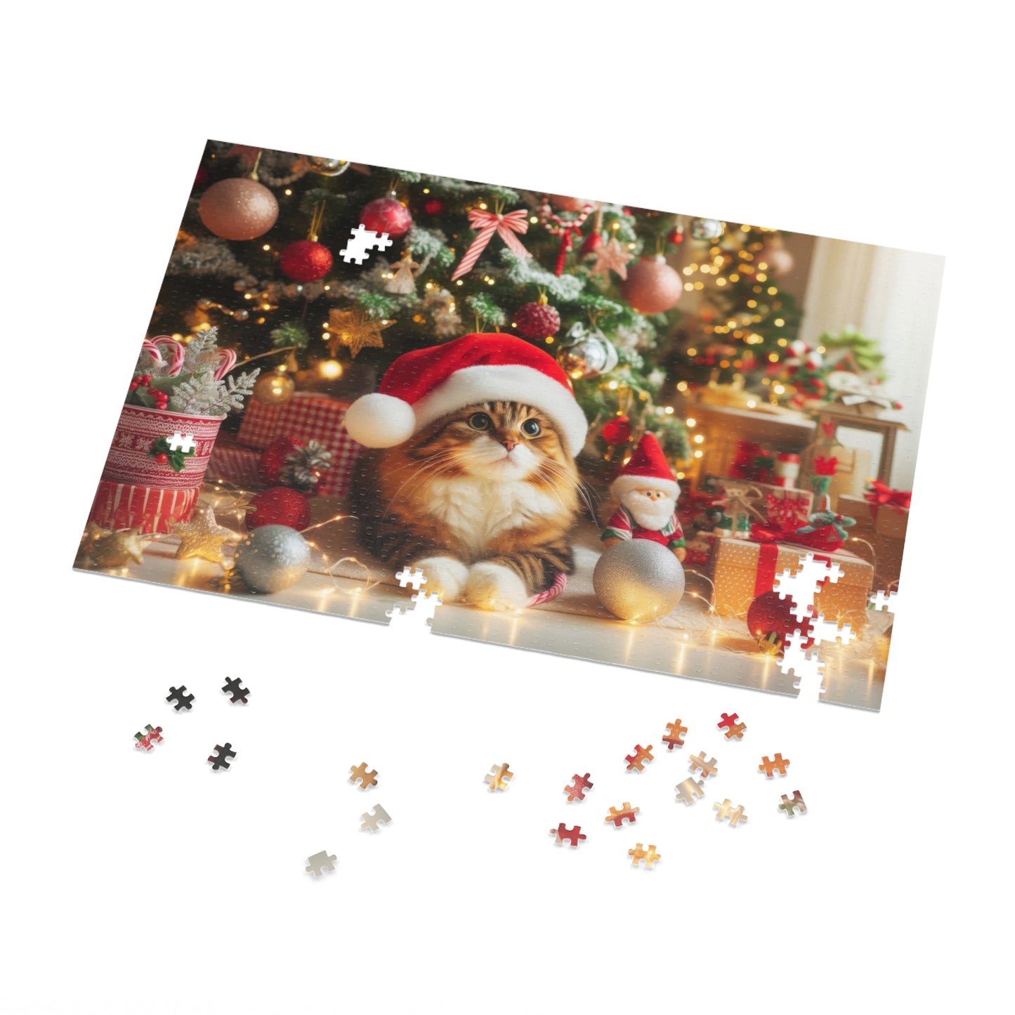 Christmas Kitty Jigsaw Puzzle 1000 pcs