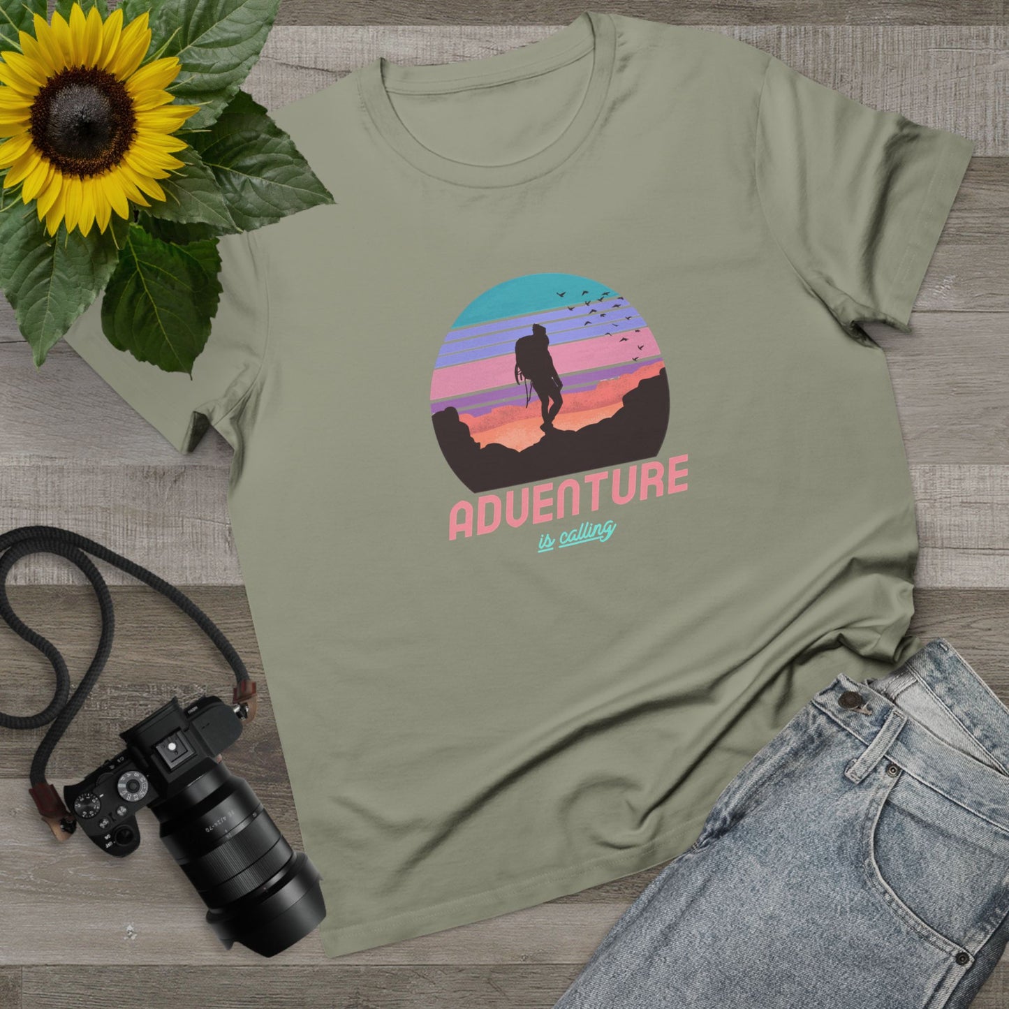 Adventure Is Calling Women’s Maple Tee