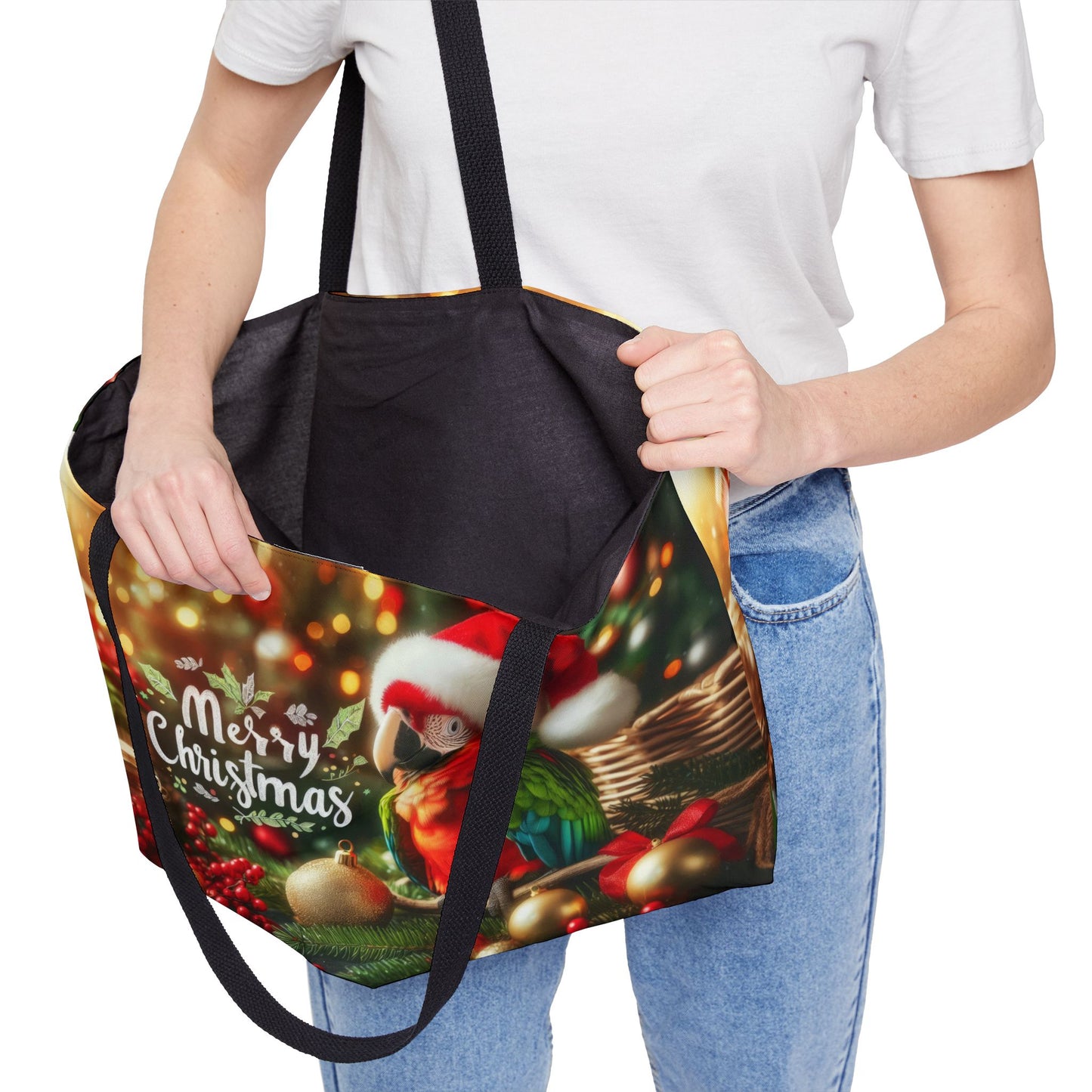 Festive Feathers Joy Tote Bag