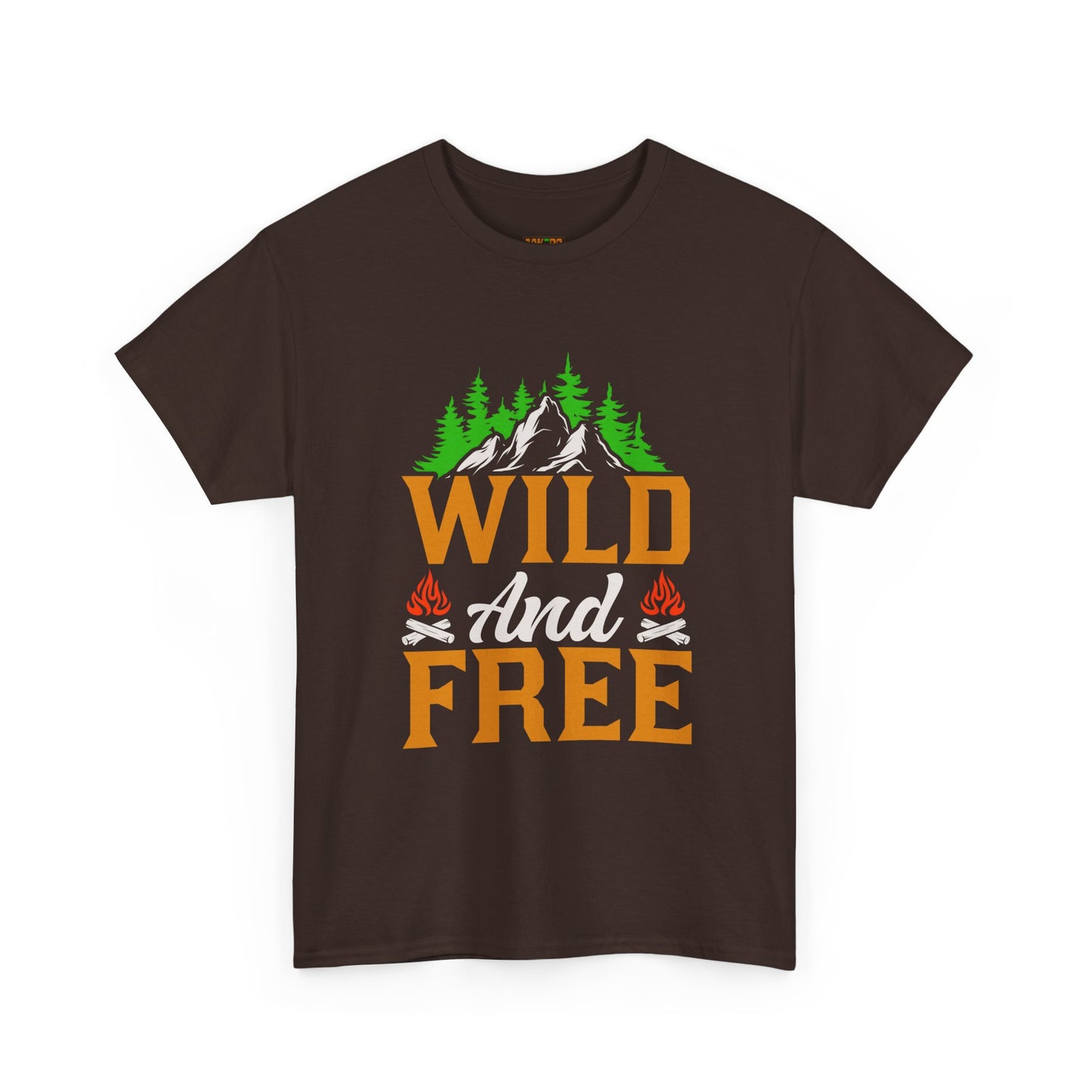 Wild and Free Unisex Heavy Cotton Tee - Perfect for Adventure Lovers