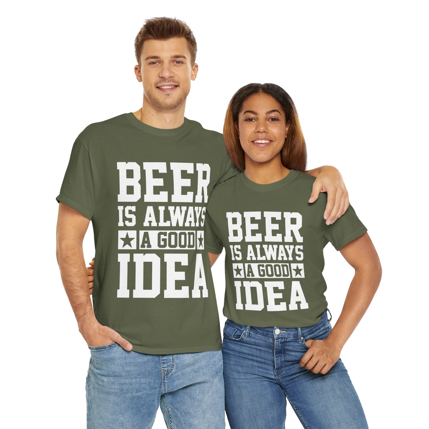 Beer is Always a Good Idea Unisex Heavy Cotton Tee
