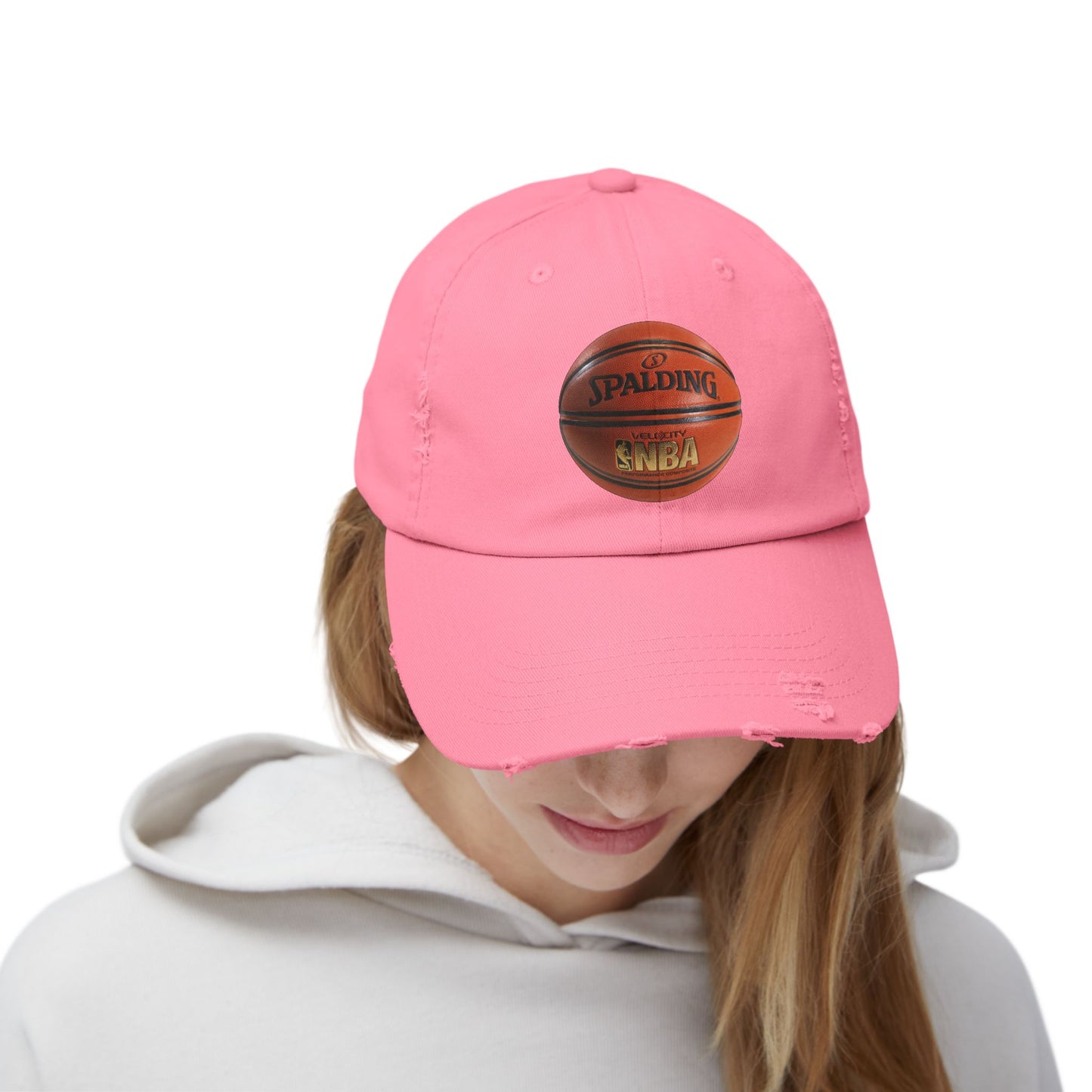 Basketball Unisex Distressed Cap