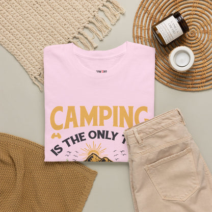 Camping Vibes Unisex Heavy Cotton Tee - "Being Dirty is a Good Thing"