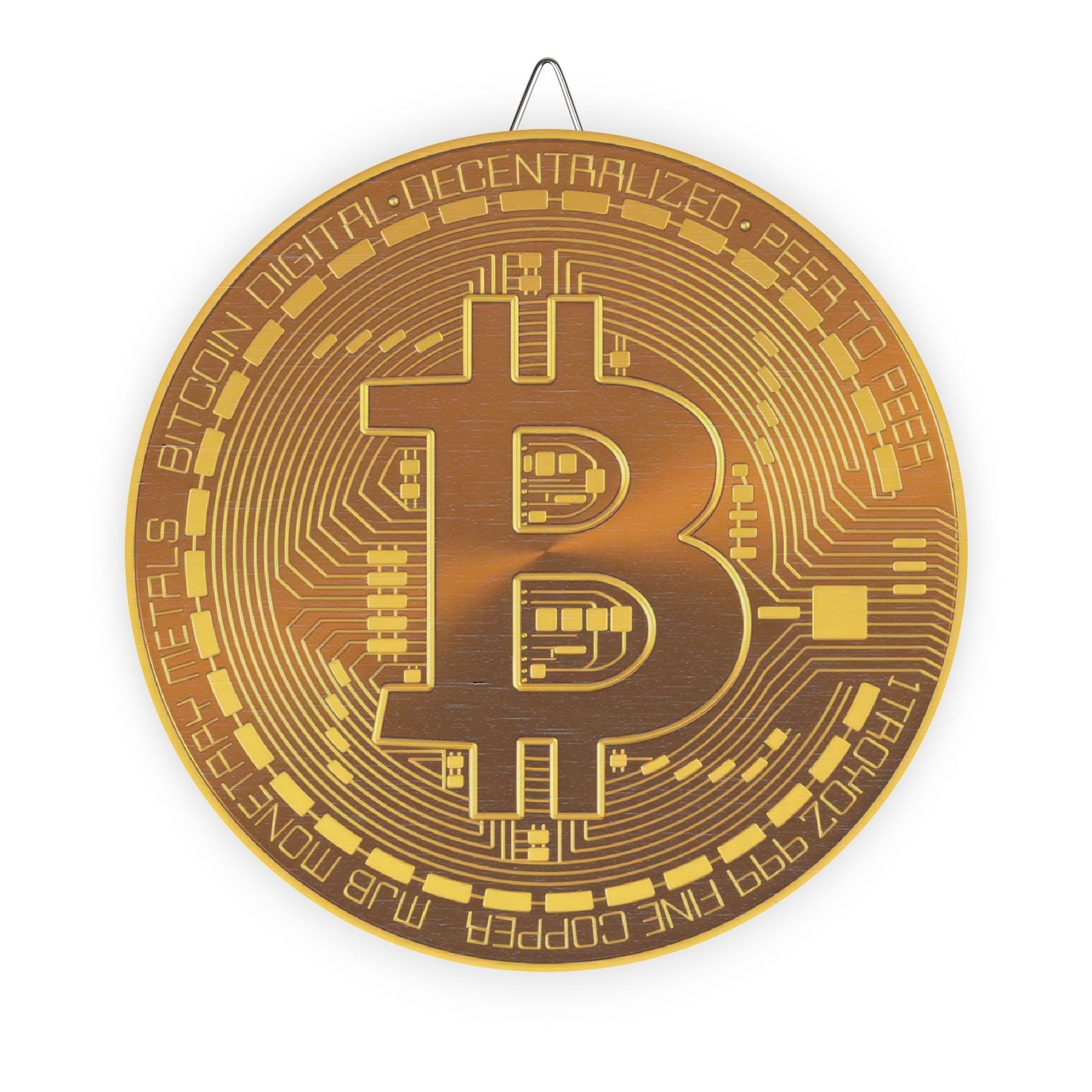 Bitcoin Wood Sign