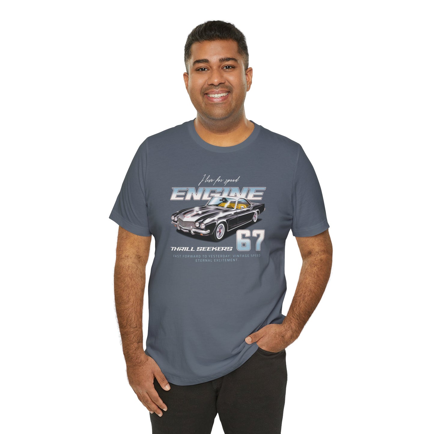 I Live For Speed Engine Unisex Jersey Short Sleeve Tee