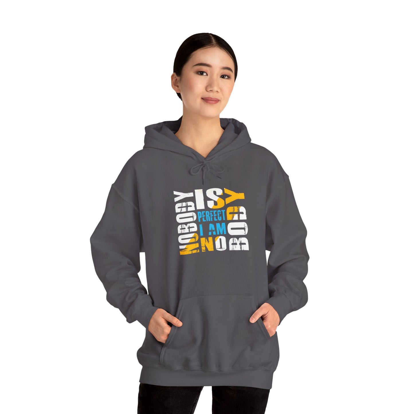 Nobody is Perfect Unisex Hoodie – Comfortable Sweatshirt for Everyday Wear