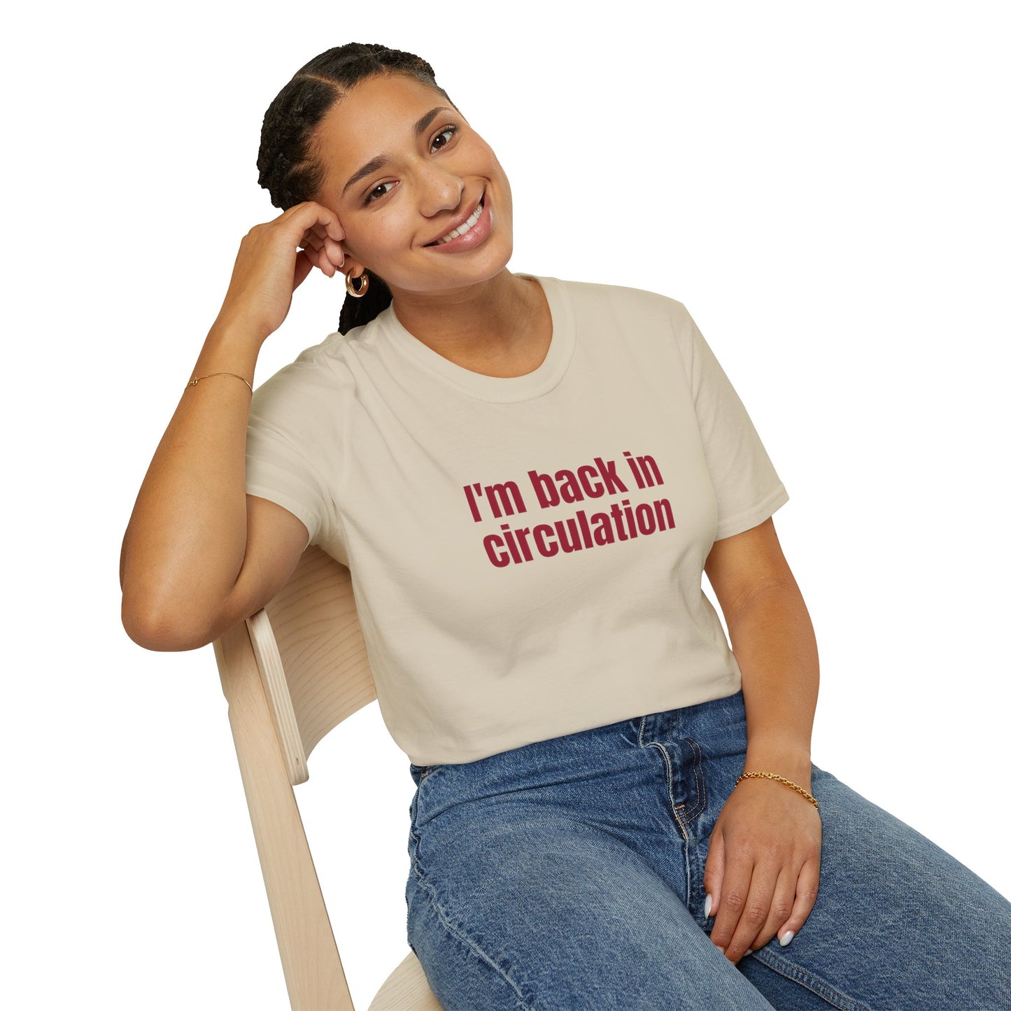 I'm Back In Circulacion Unisex Softstyle T-Shirt