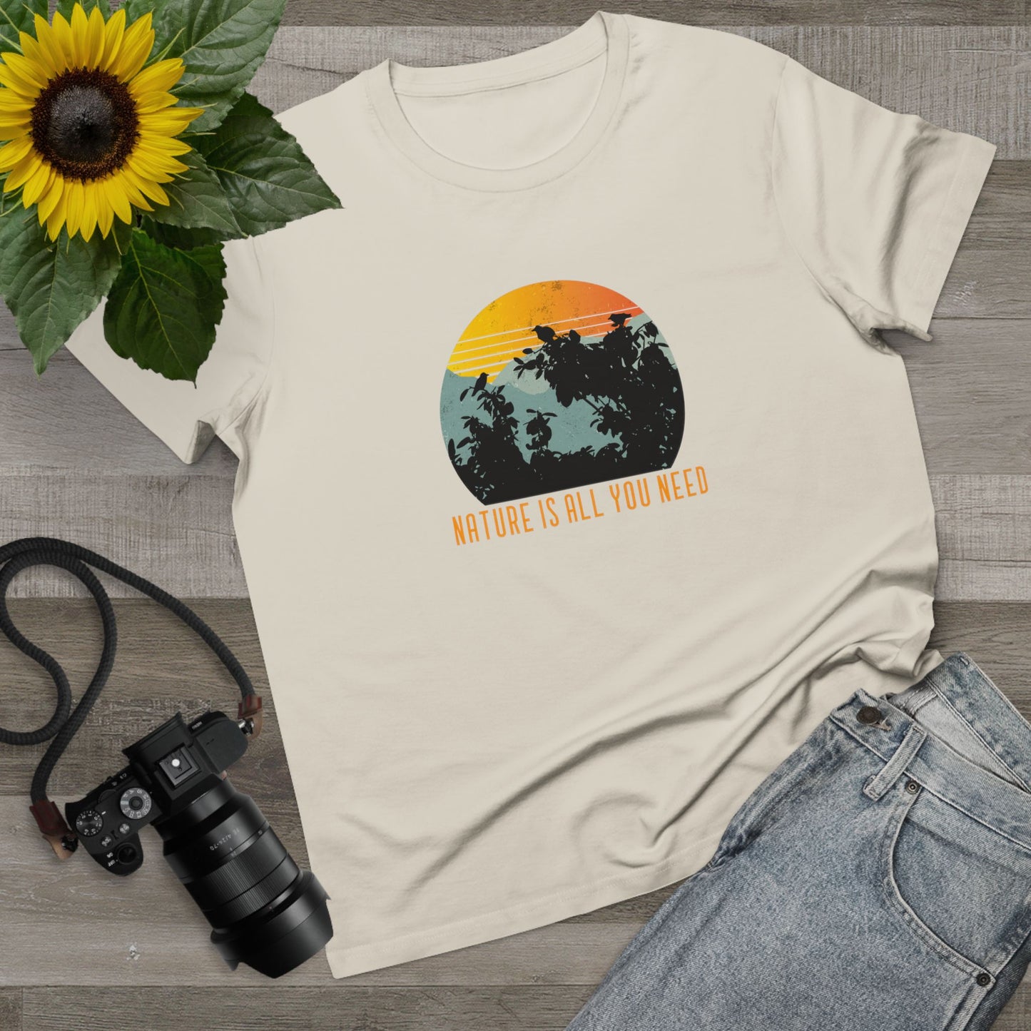 Nature Is All You Need Women’s Maple Tee